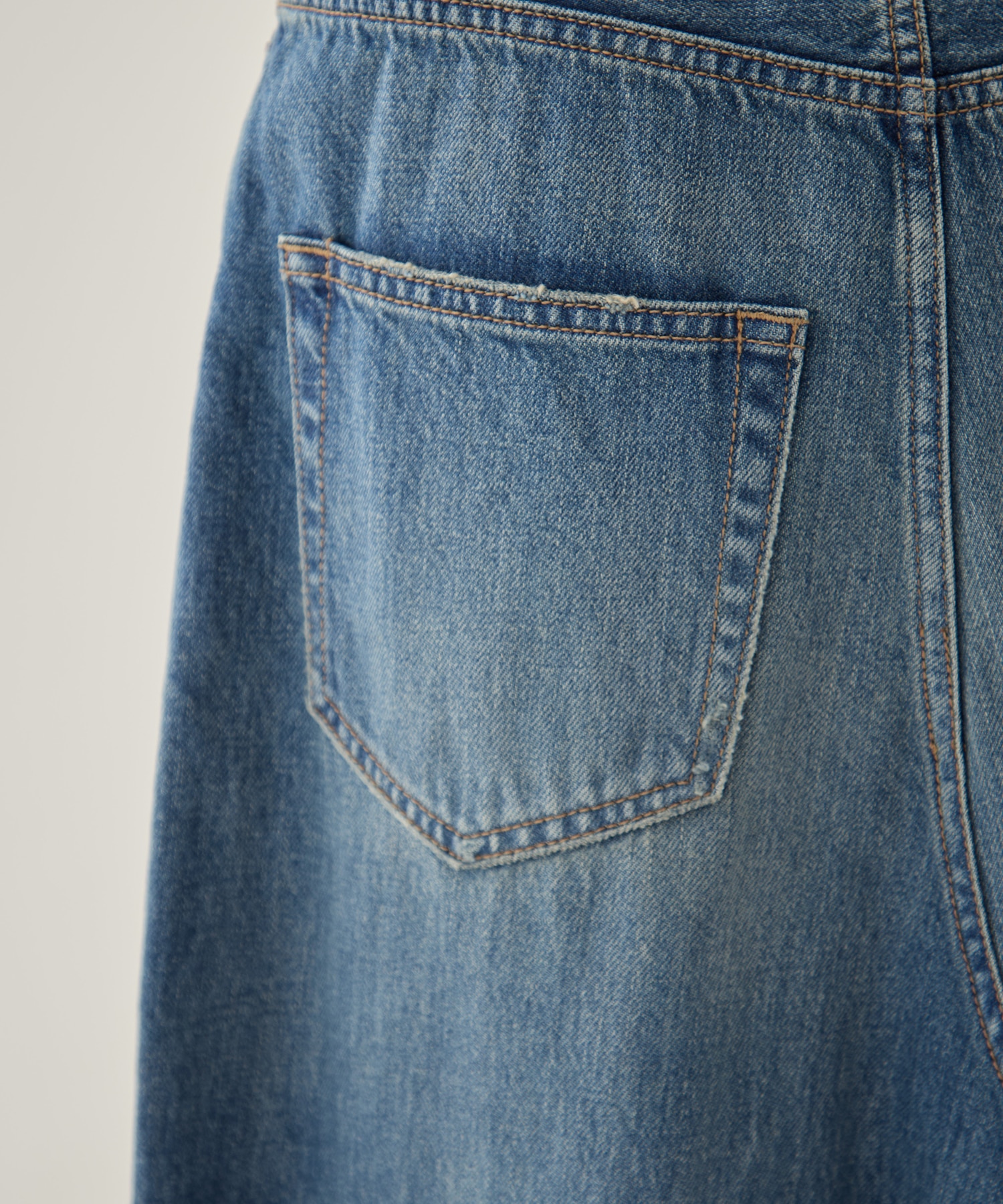 DENIM PANTS COMBINED SKIRT Maison MIHARA YASUHIRO