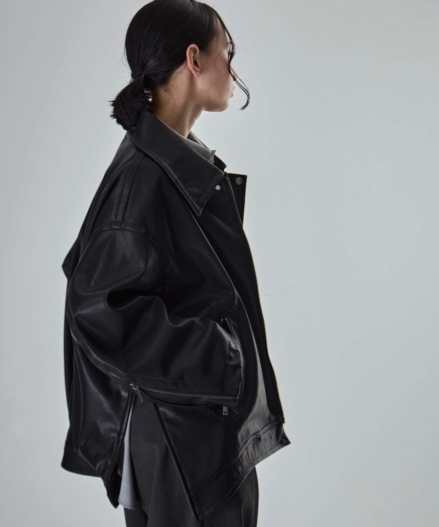 Vintage Leather Blouson STUDIOUS