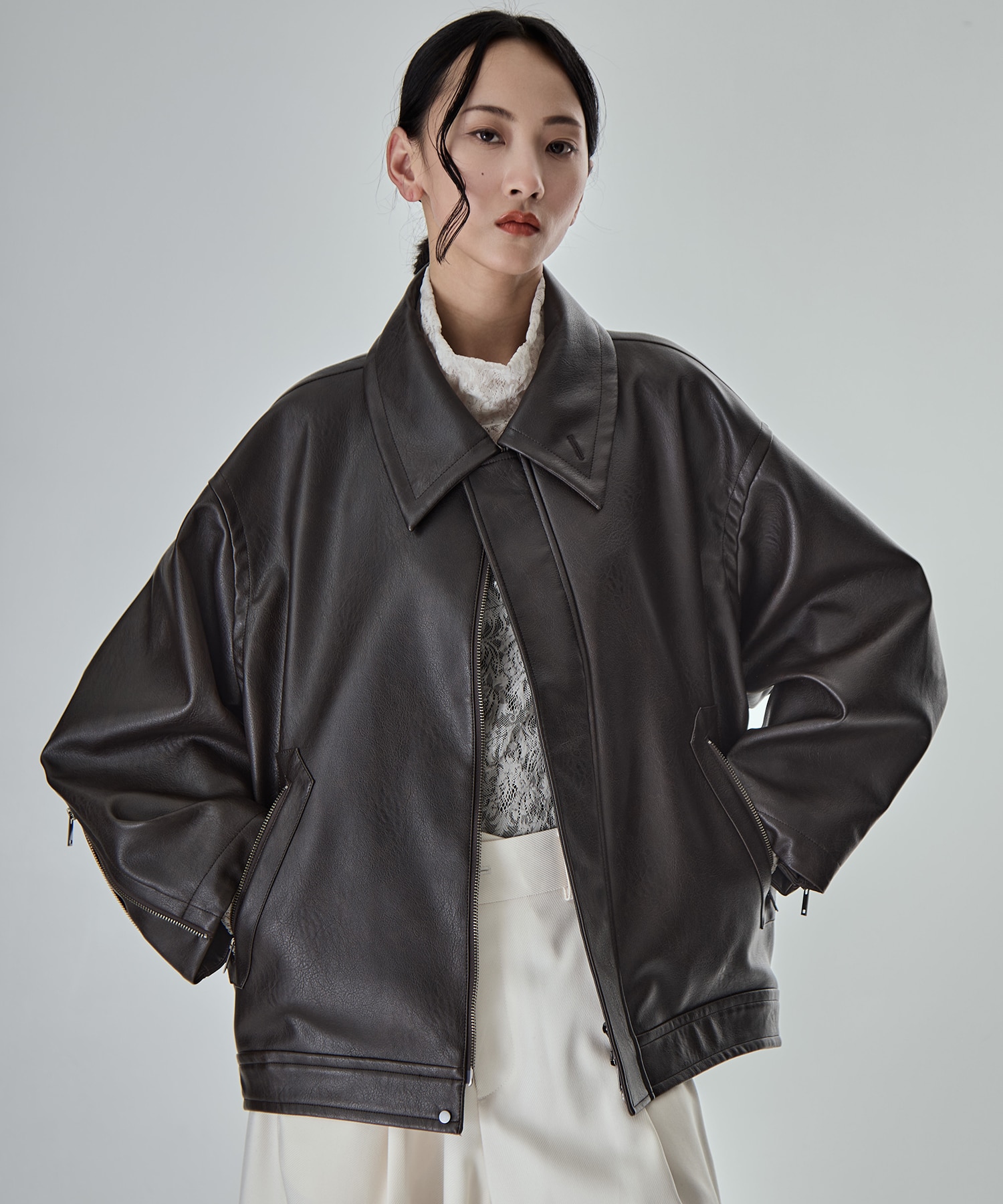 Vintage Leather Blouson STUDIOUS