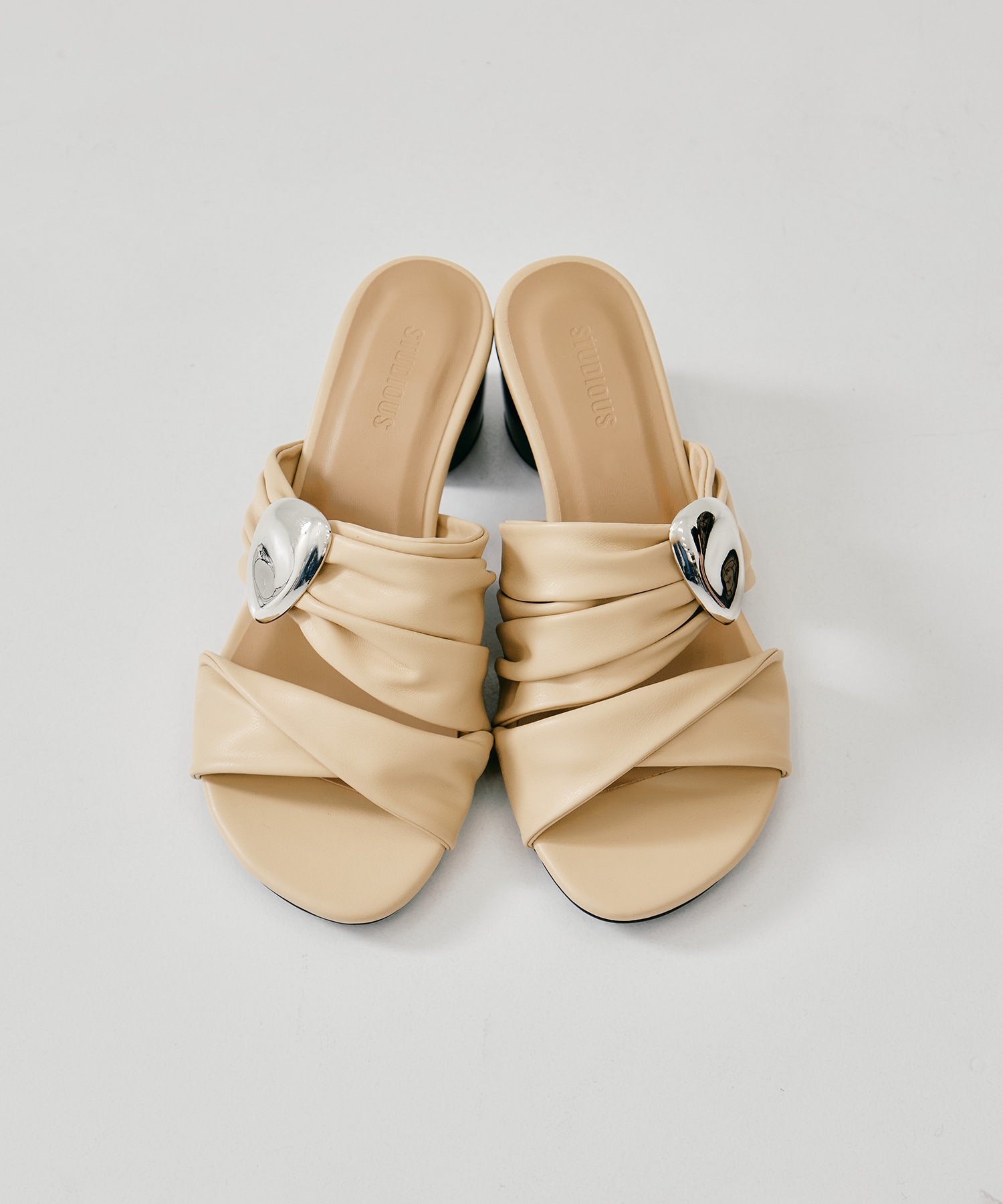 Twisted Vegan Leather Sandals STUDIOUS