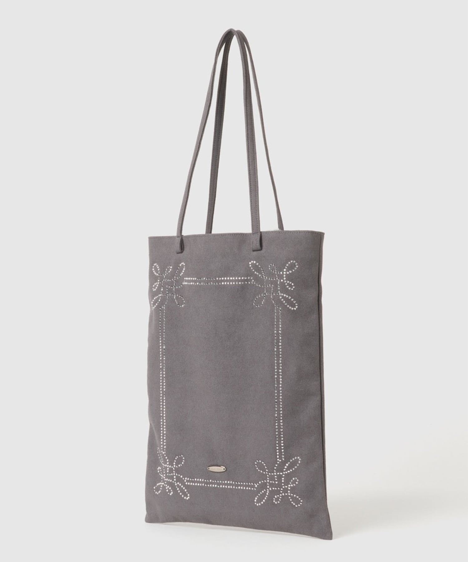 Rhinestone frame tote bag tanakadaisuke