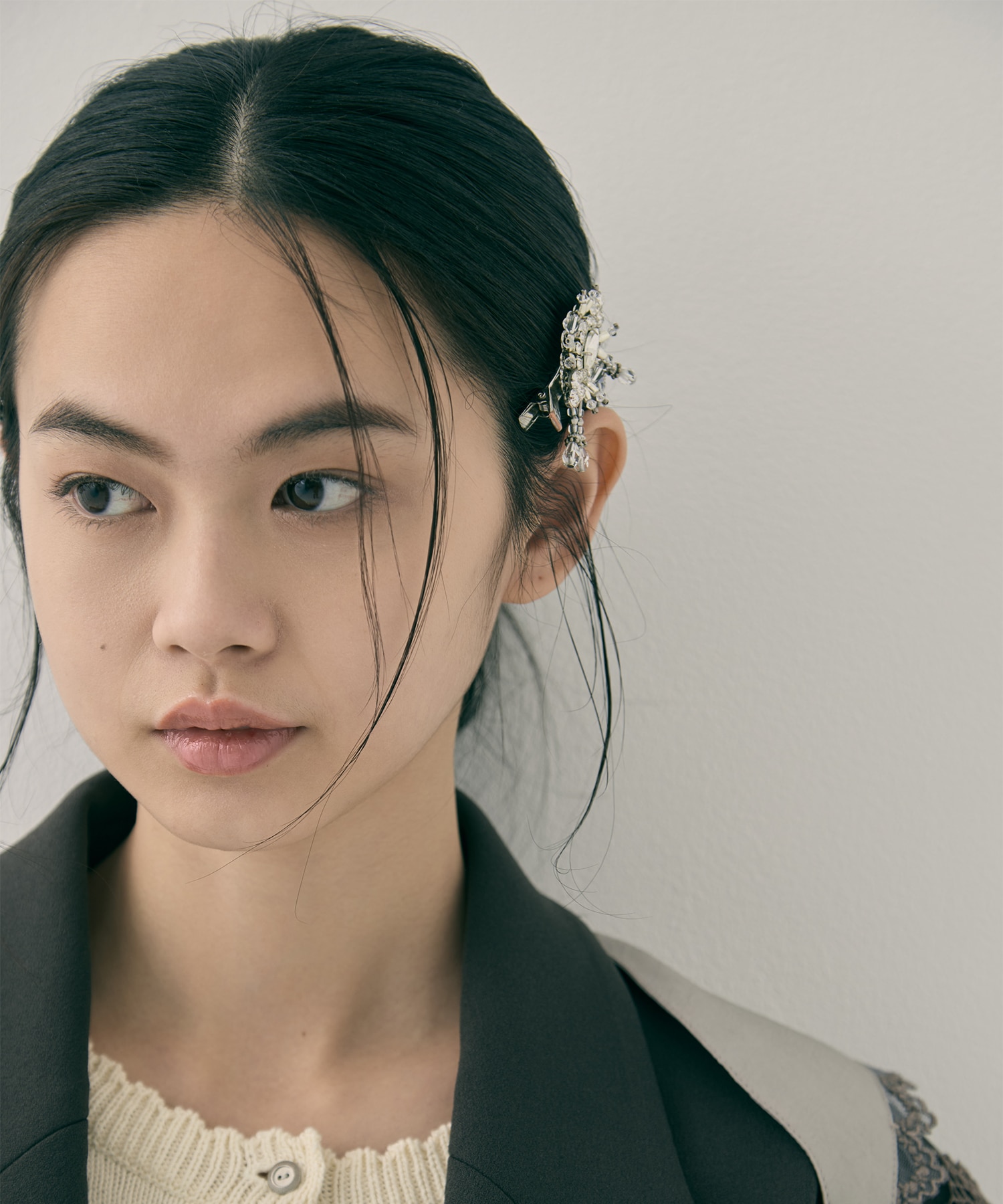 crystal hair clip left tanakadaisuke