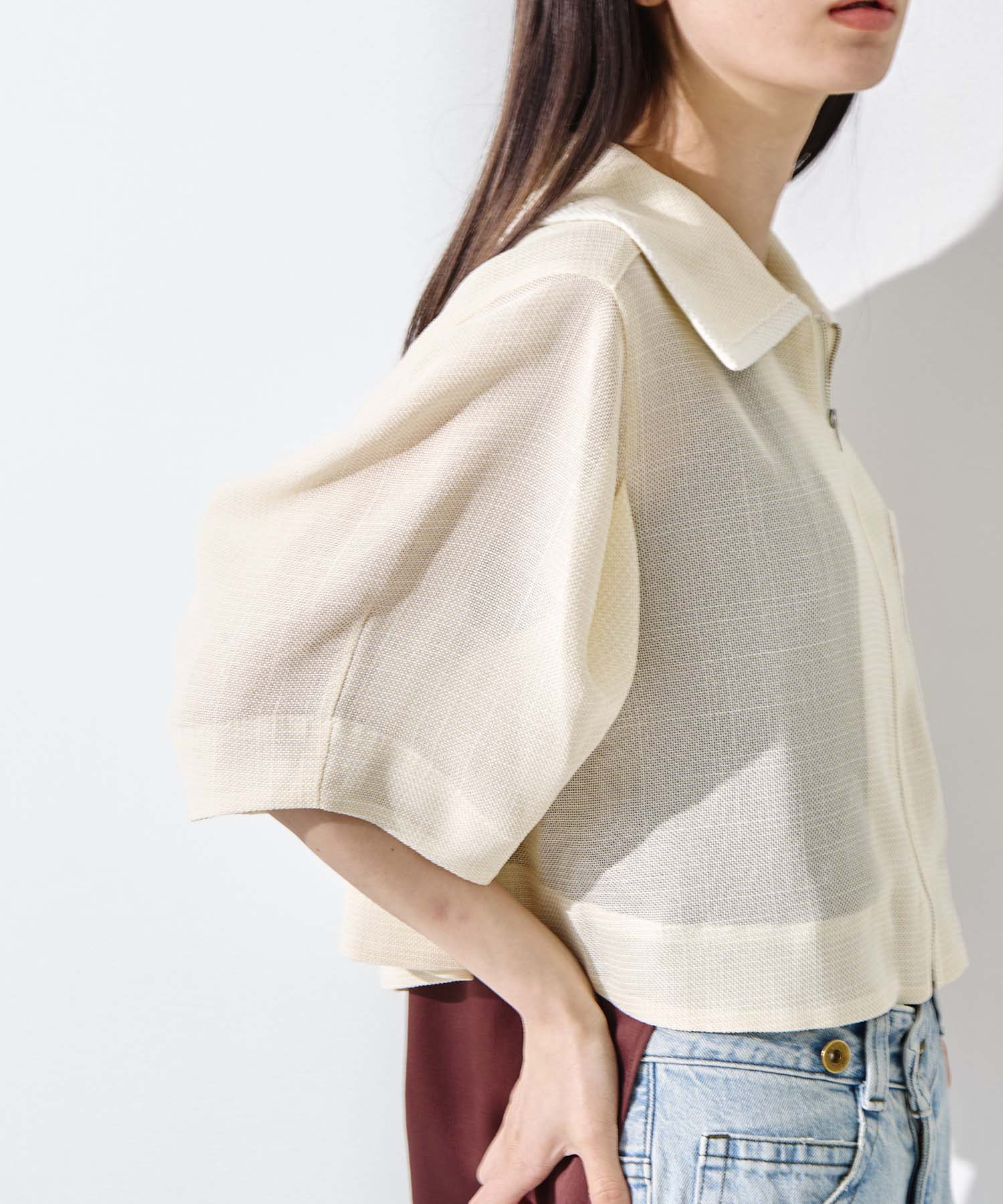 Washable Mesh Blouson 