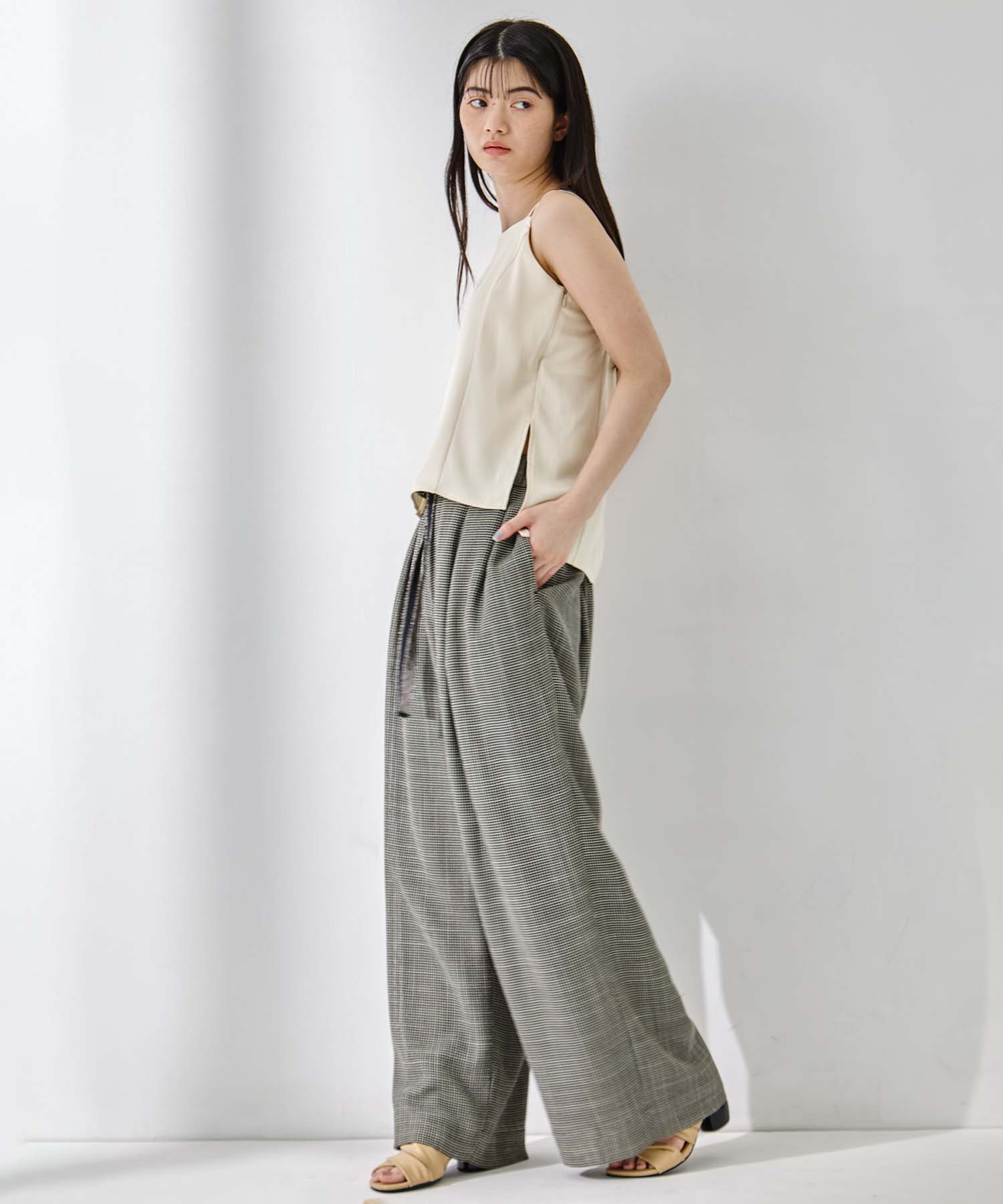 Stretch Satin Padded Camisole 