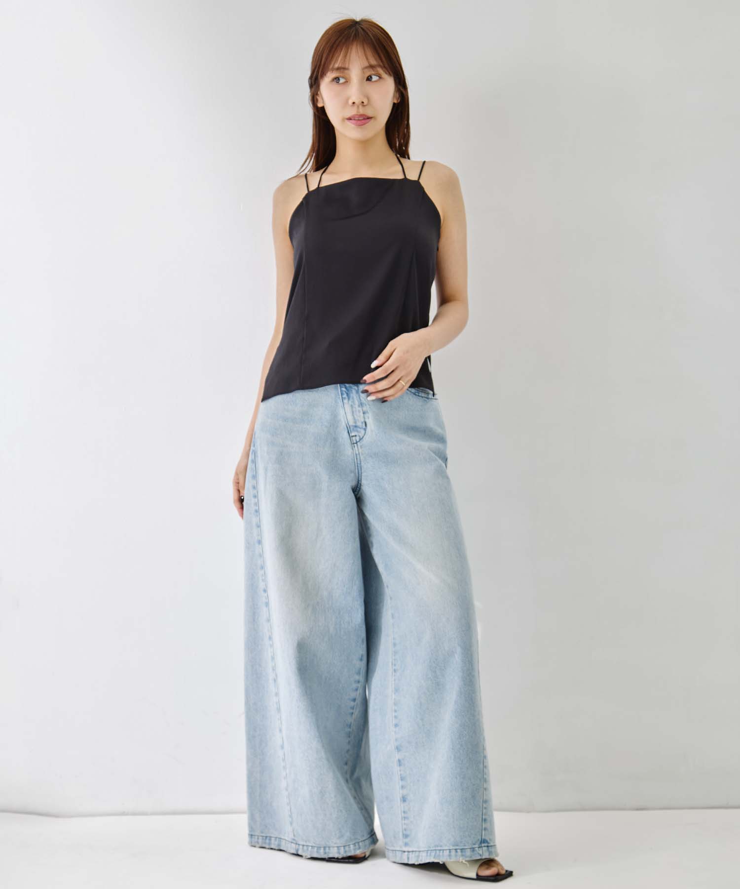 Stretch Satin Padded Camisole 