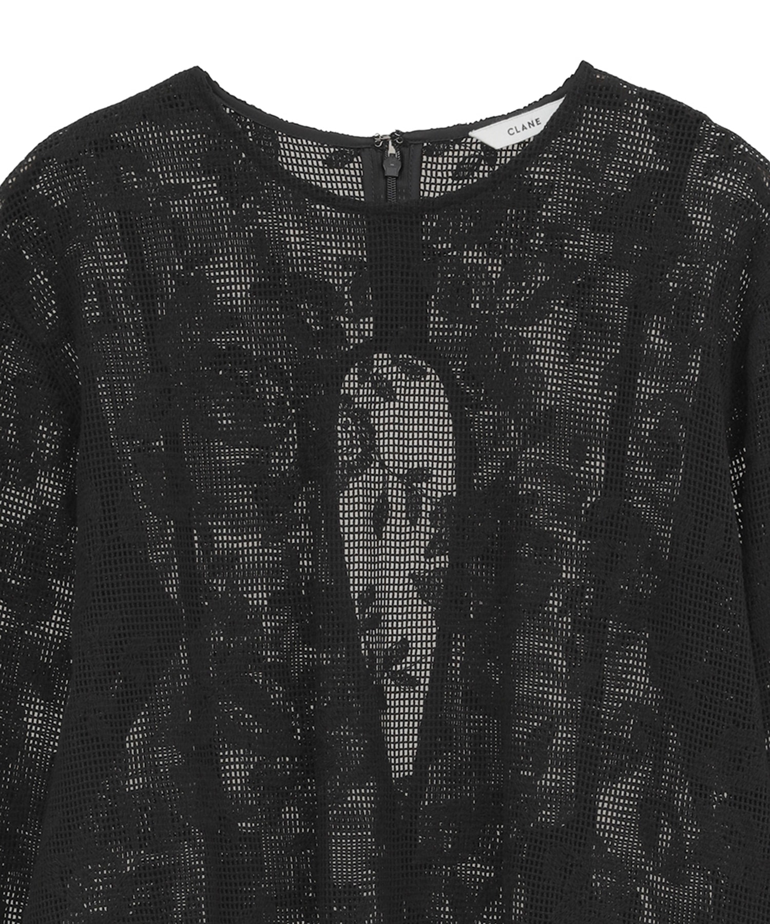 BACK DESIGN FLOWER LACE TOPS CLANE