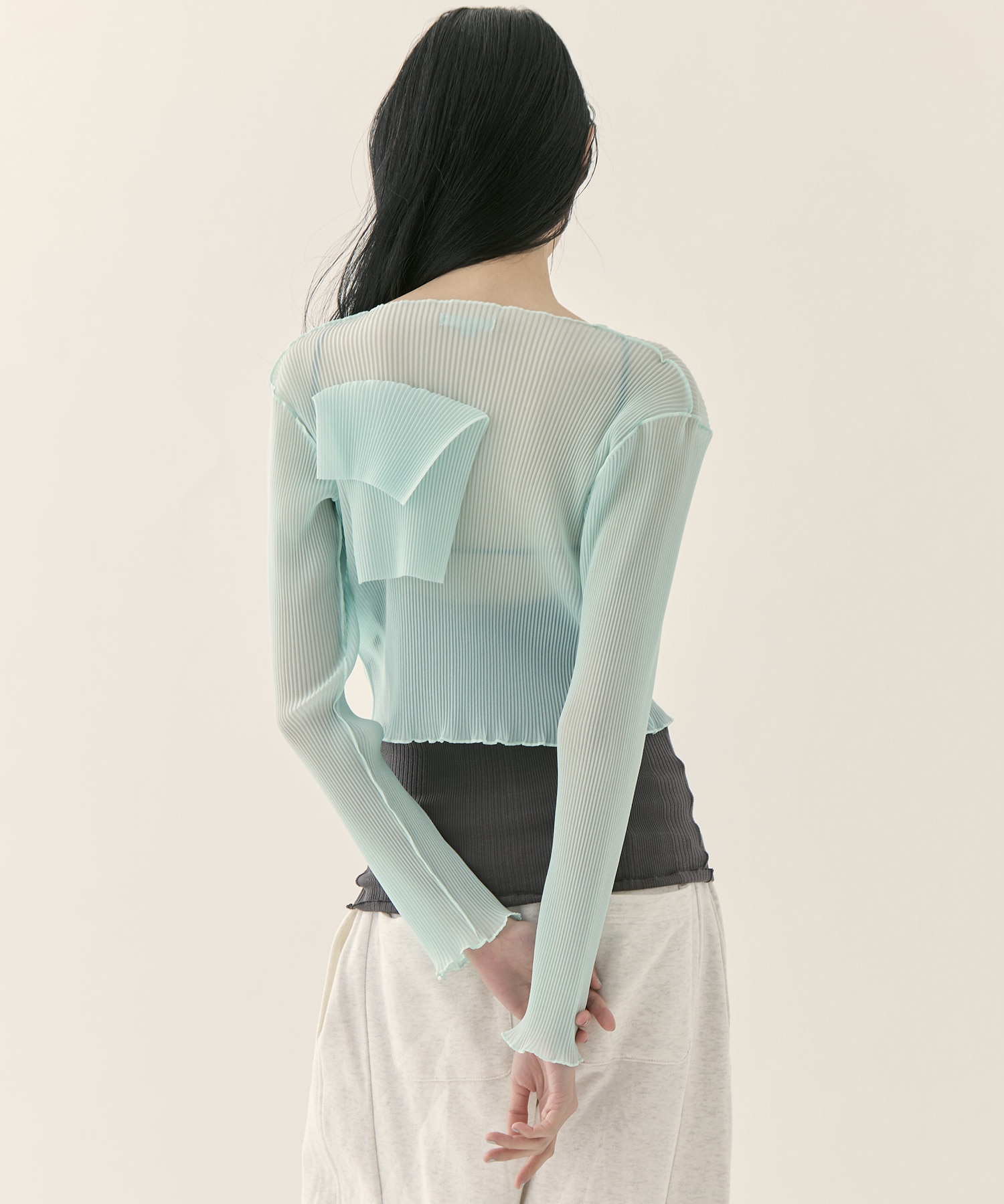 別注 SHEER CARDIGAN kotohayokozawa