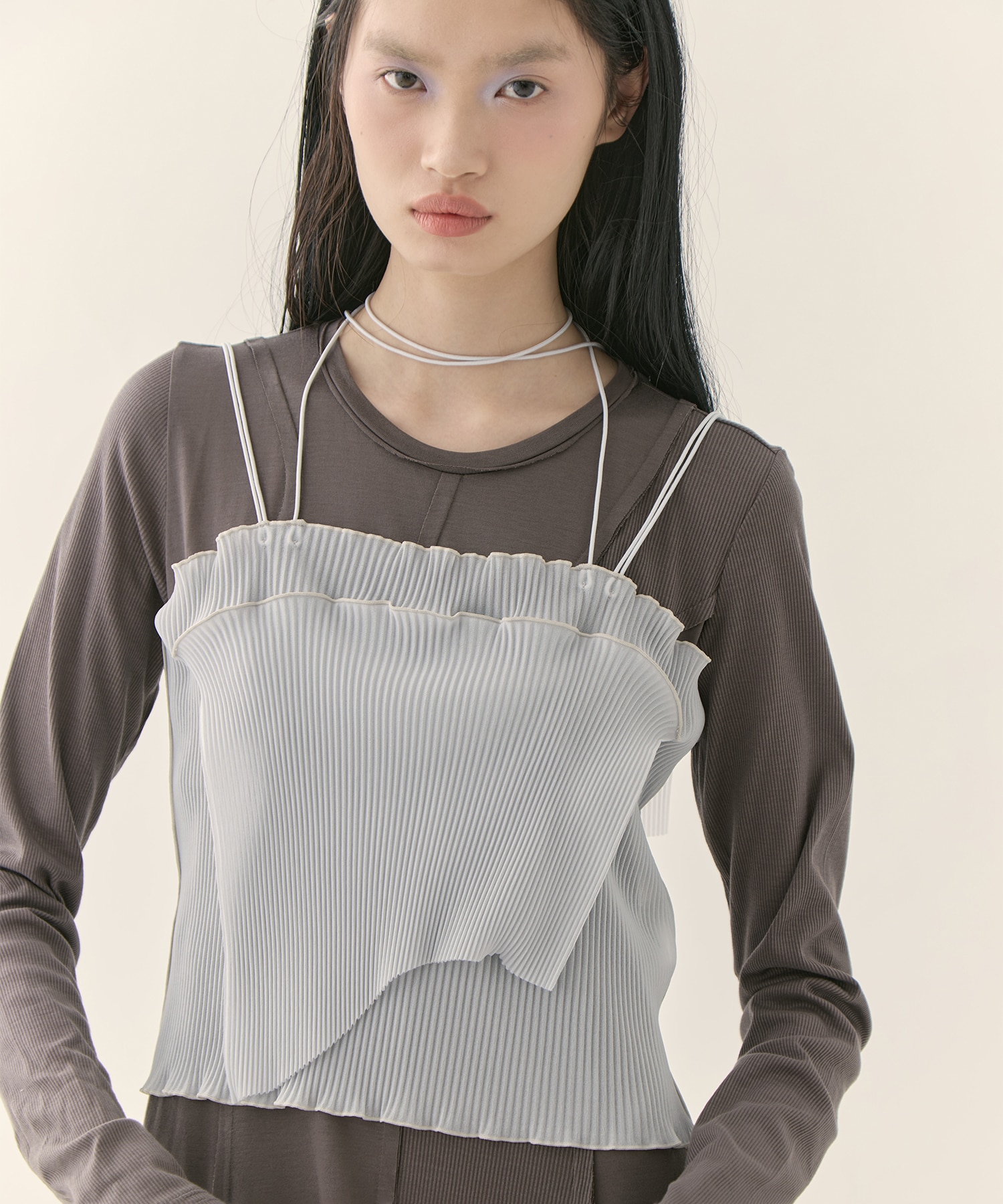 別注SHEER CAMISOLE(FREE GREY): kotohayokozawa: WOMENS｜ STUDIOUS