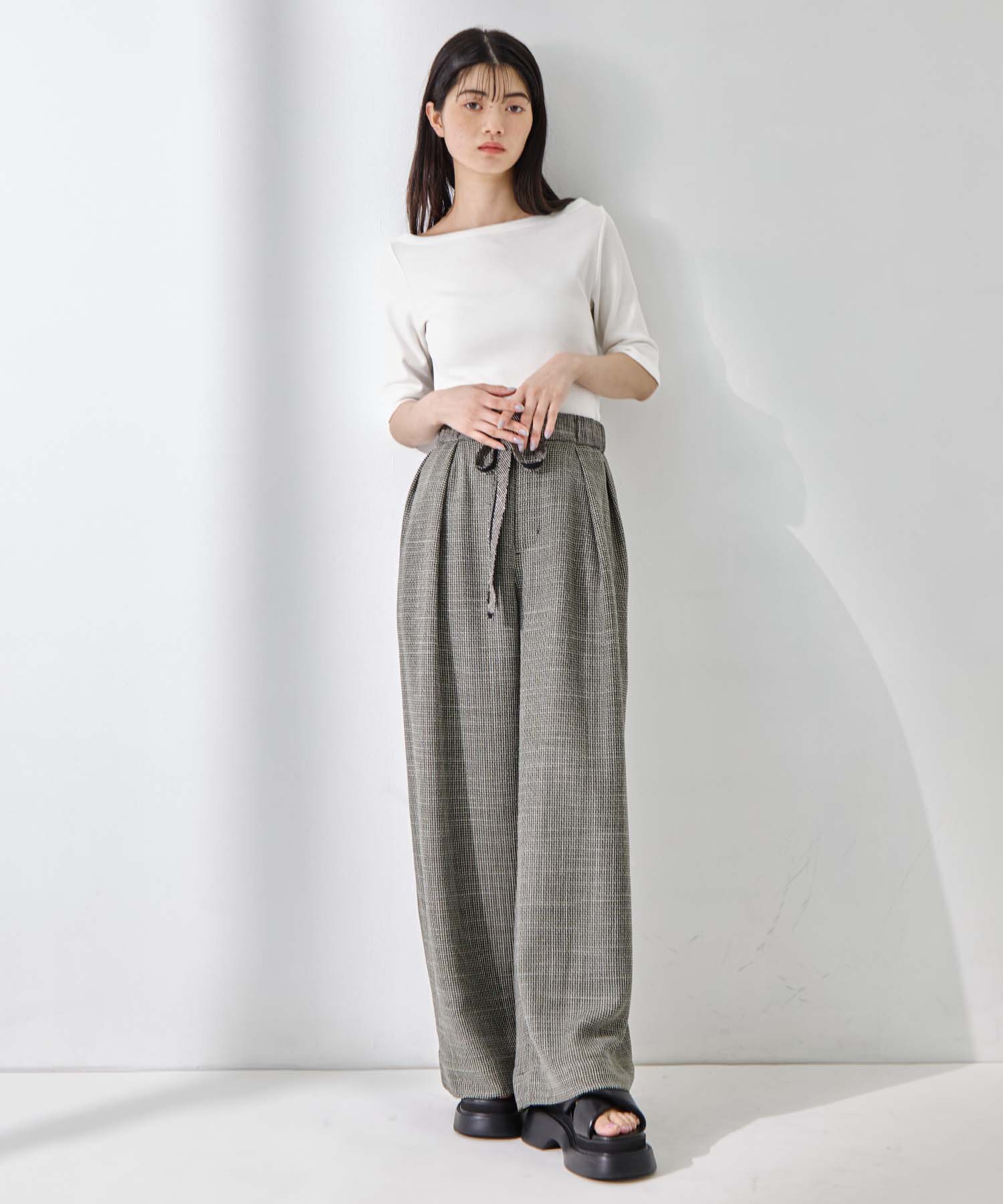 Washable Mesh Relax Trousers STUDIOUS