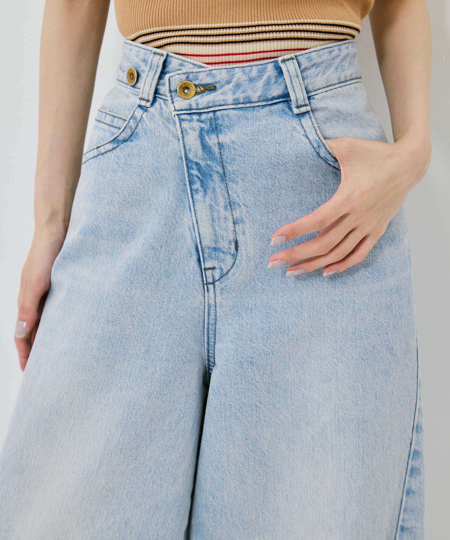 Bleached Baggy Jeans STUDIOUS