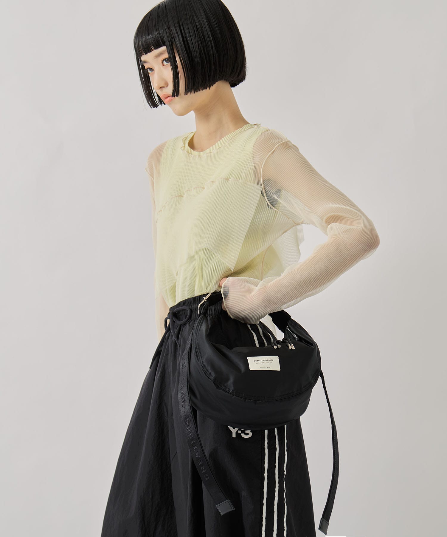 別注nylon moon shoulder bag beautiful people