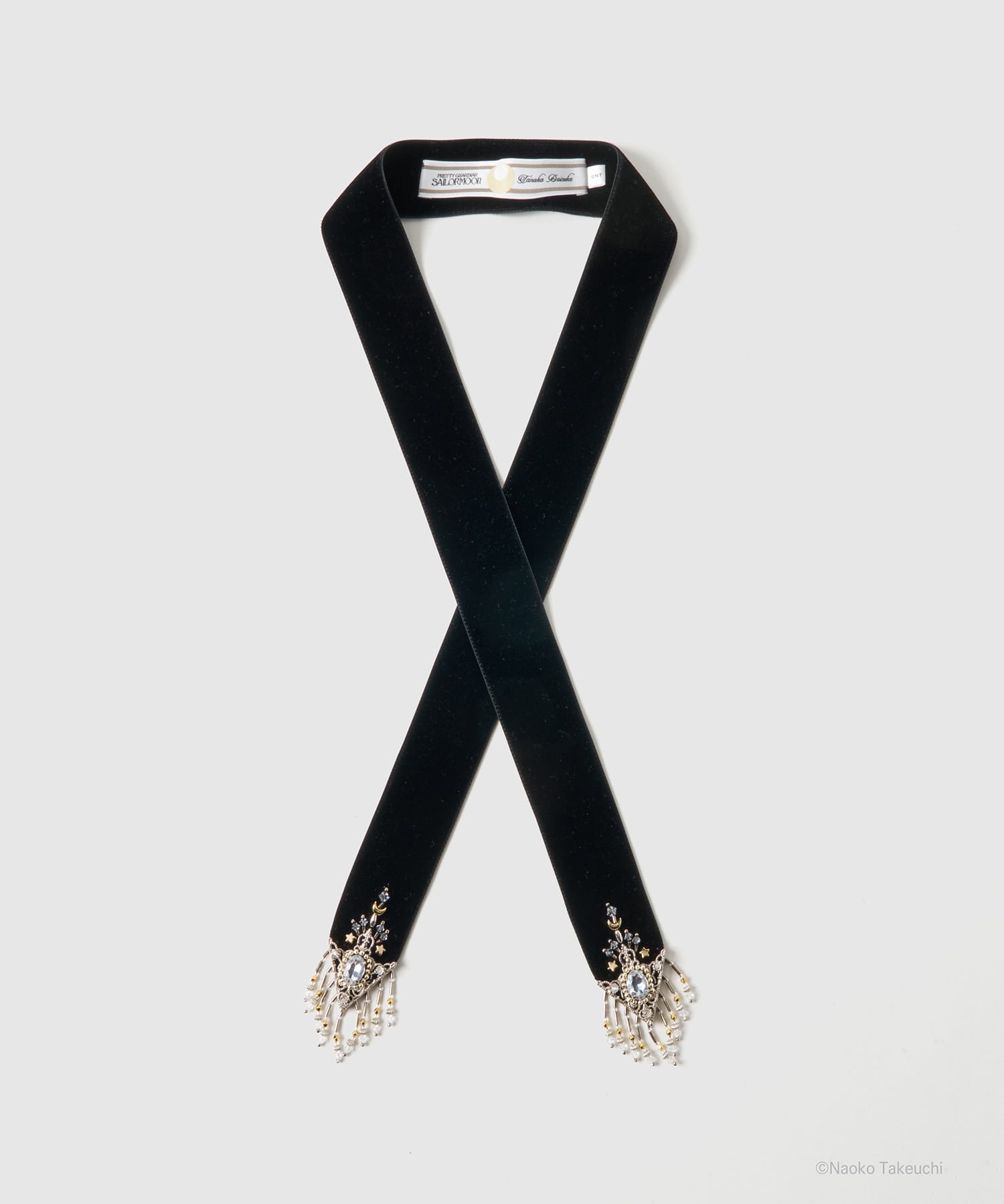 Sailor Moon crystal silver tip velvet long ribbon tanakadaisuke