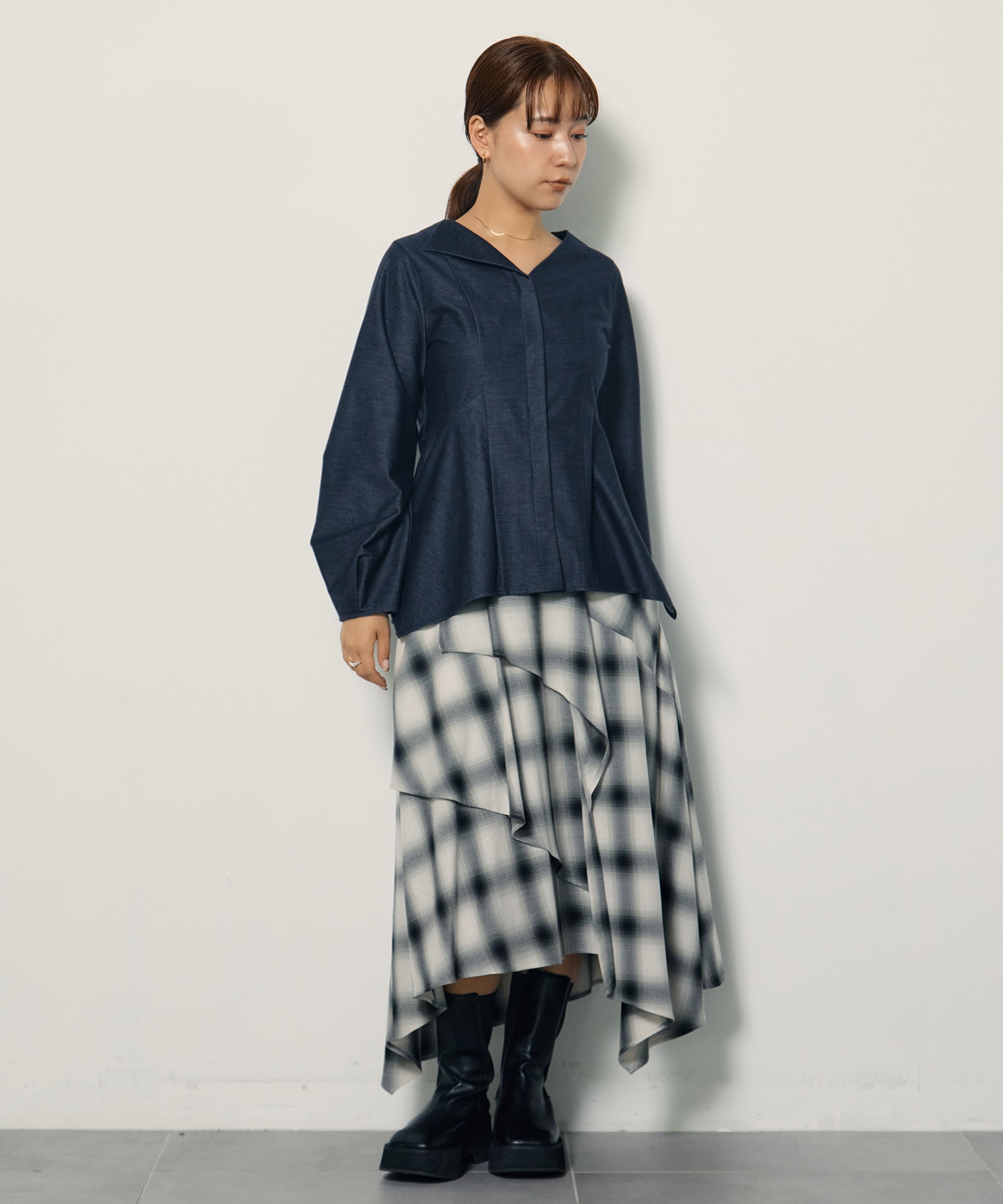 Form Peplum Tops STUDIOUS