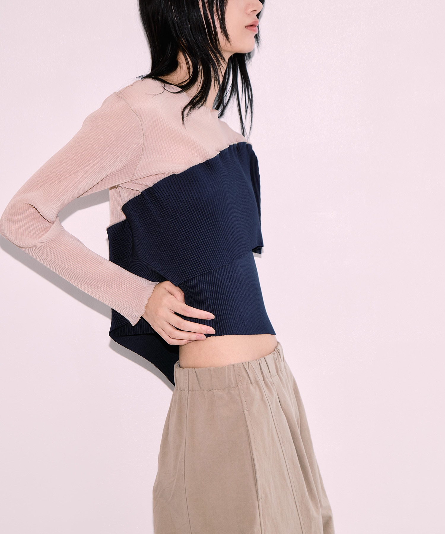 別注 SHEER DOCKING CREW TOPS kotohayokozawa