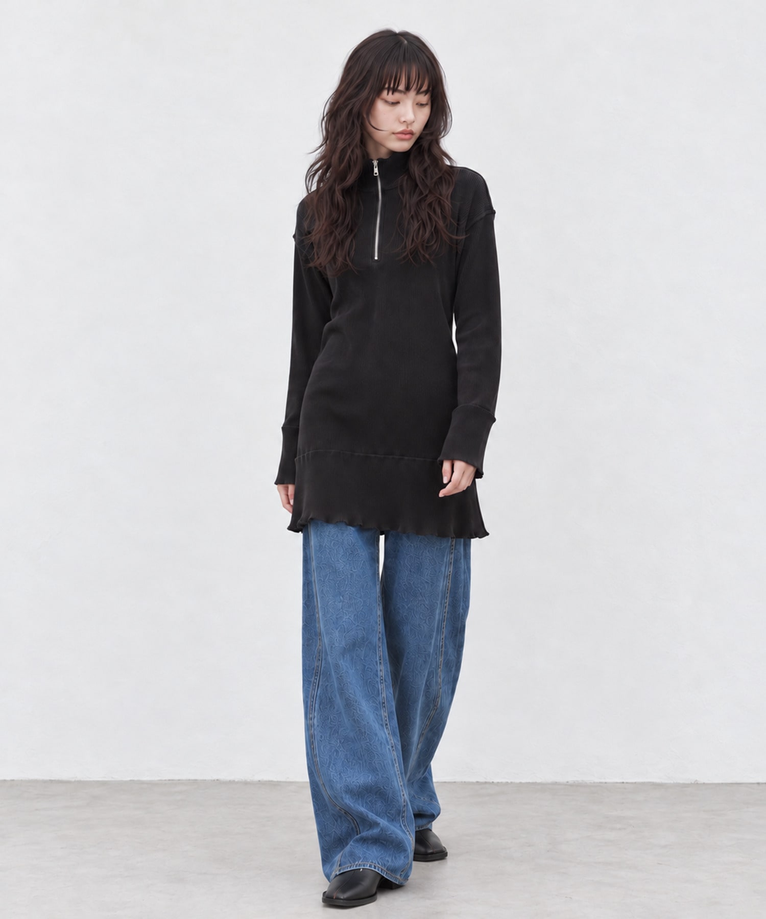 別注 CRISP ZIP MINI ONE PIECE kotohayokozawa