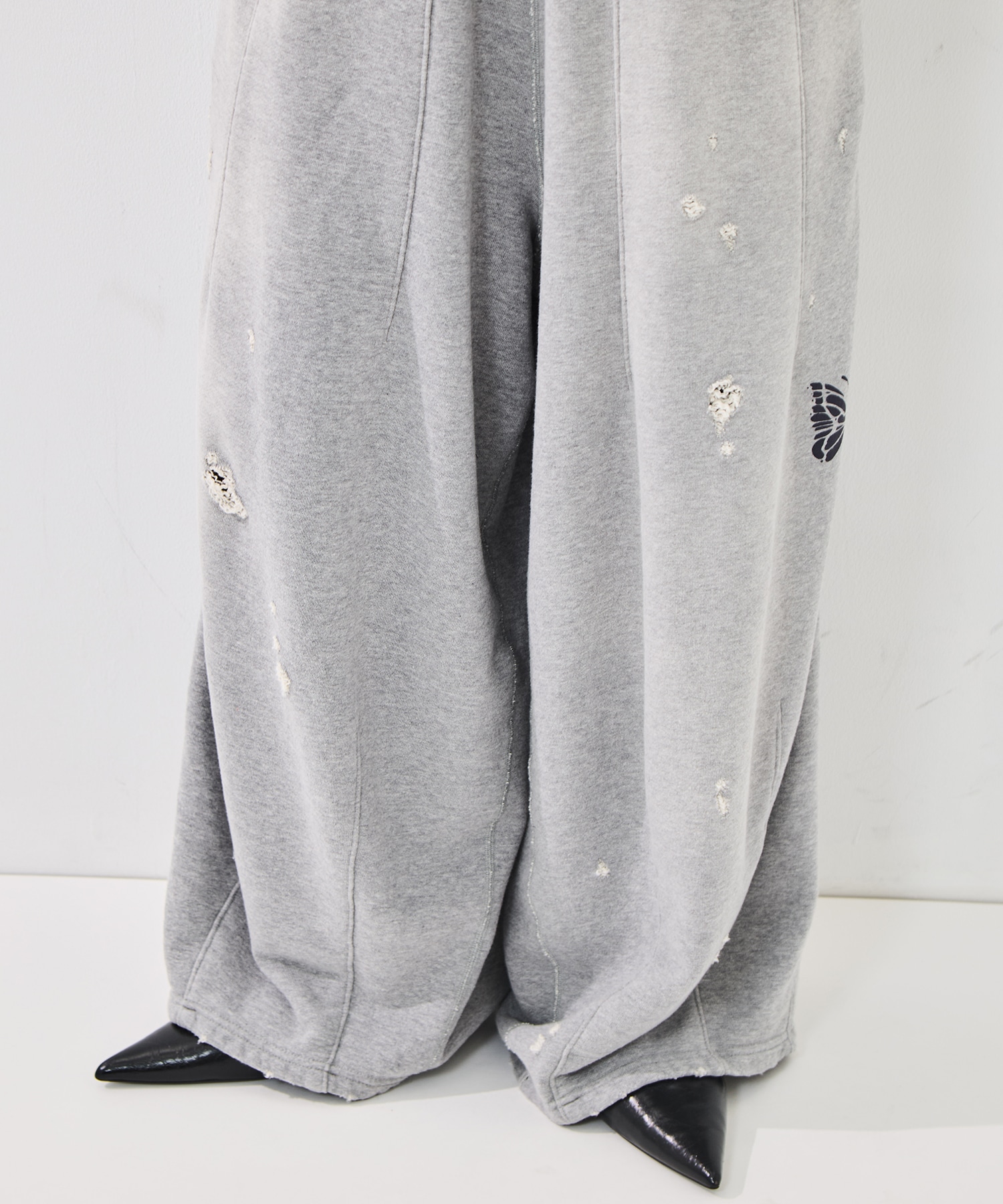 Deconstructed H.D Sweat Pants Needles