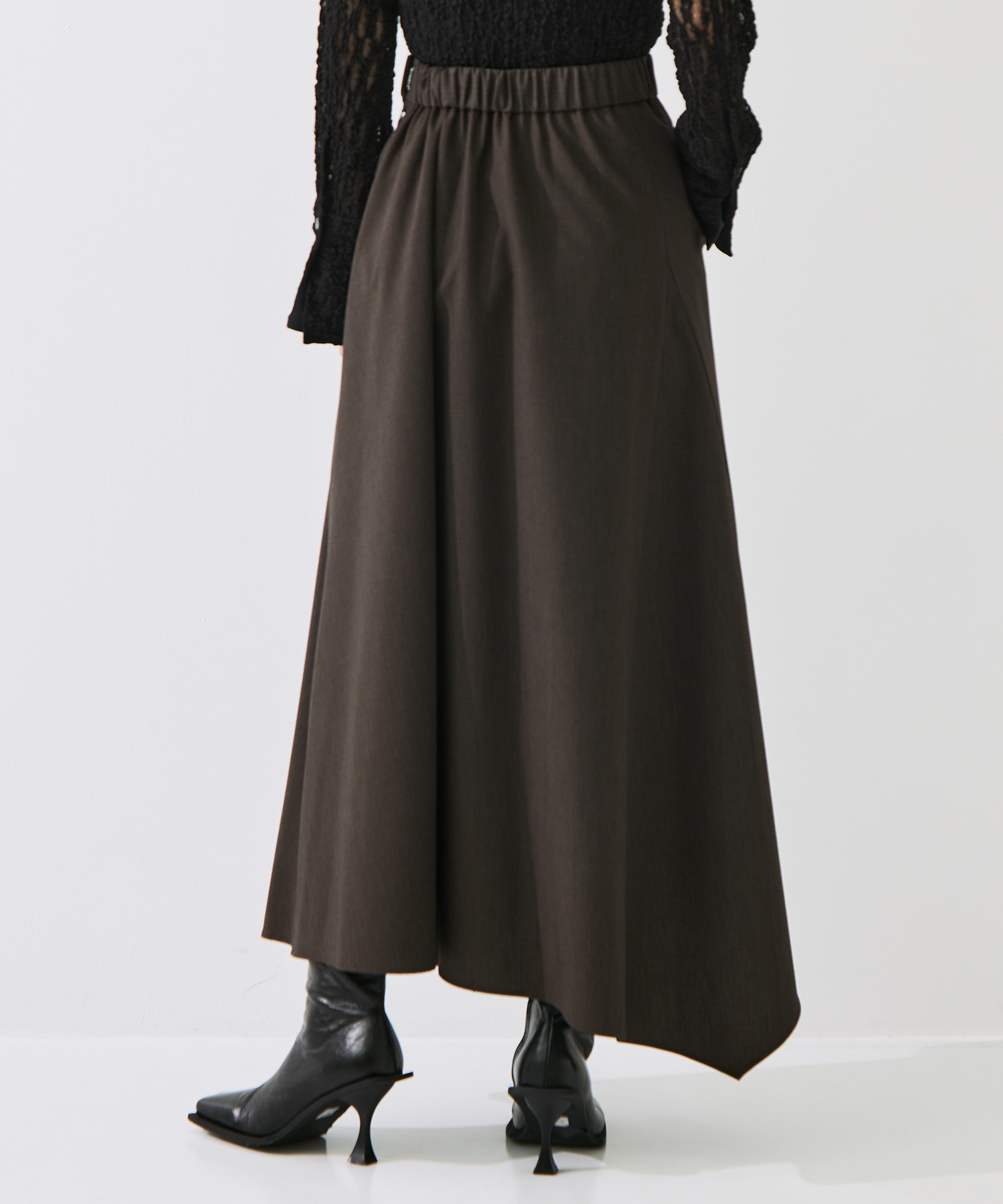Layered Flare Skirt STUDIOUS
