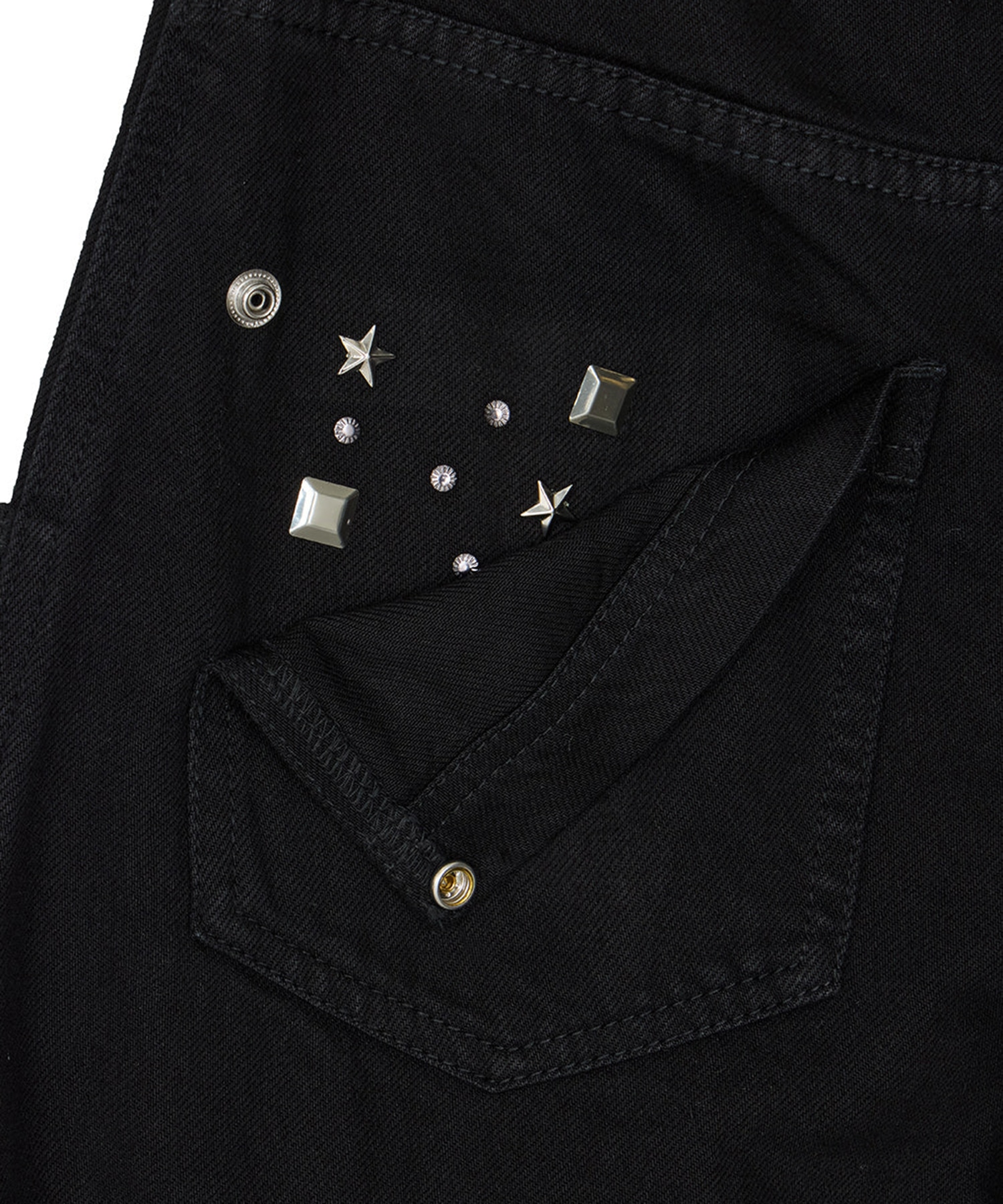 TATTOO STUDS DENIM PANTS AMERI