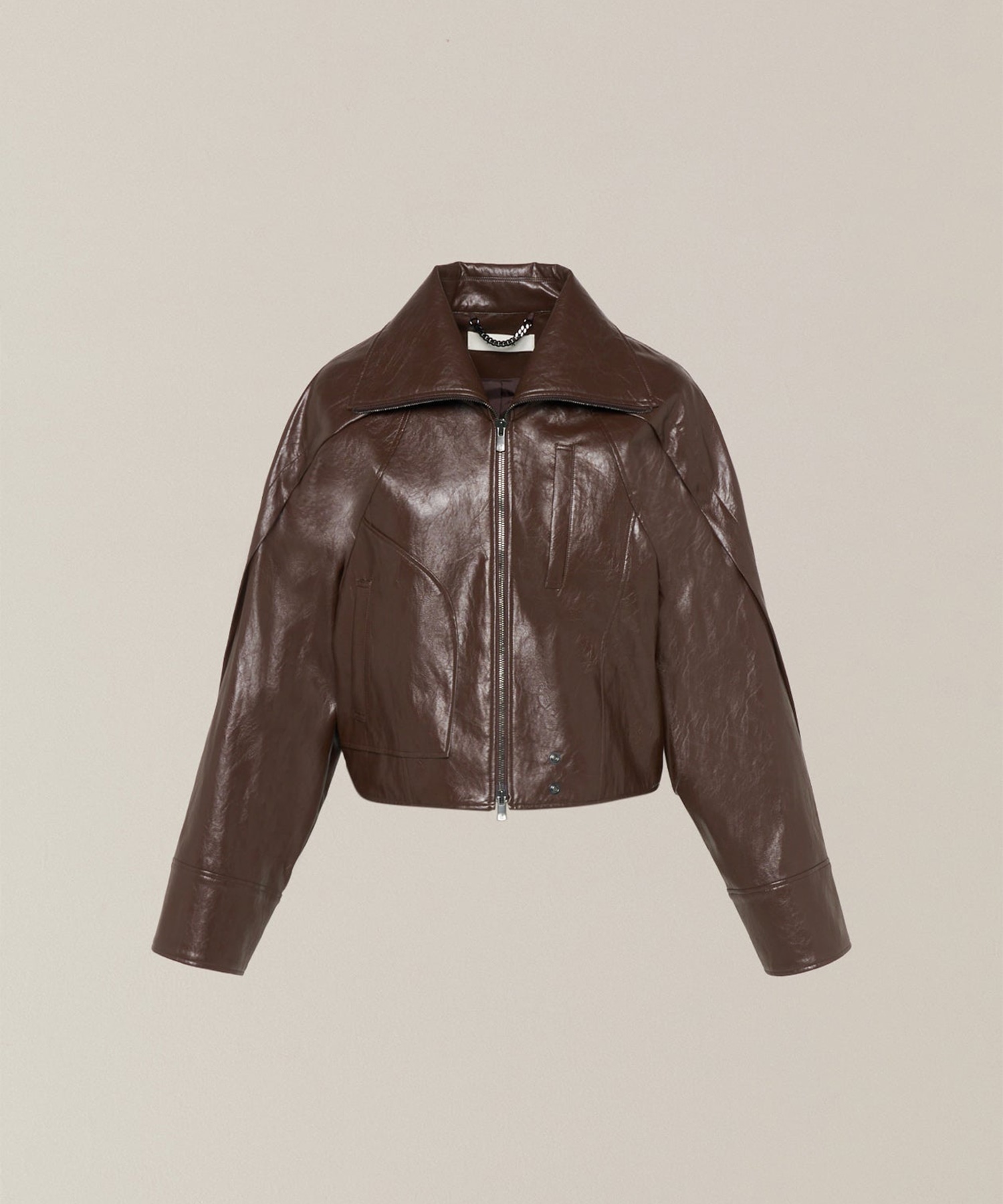 Charie faux leather blouson AKIRANAKA
