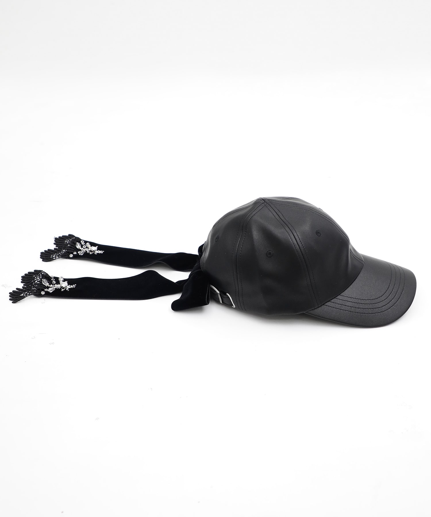 別注leather ribbon cap tanakadaisuke