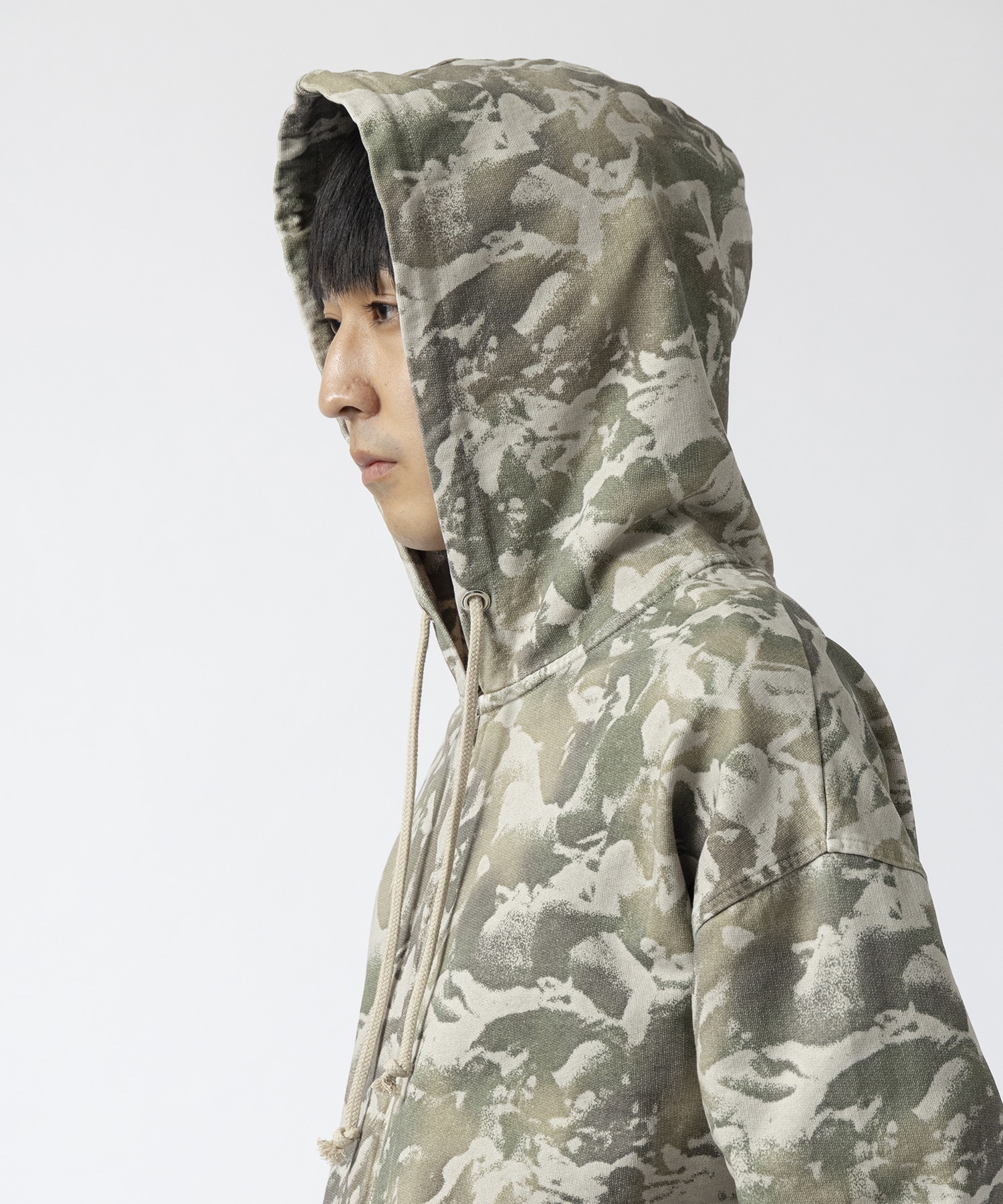 別注 Carne Camo ZIP HOODY carne bollente