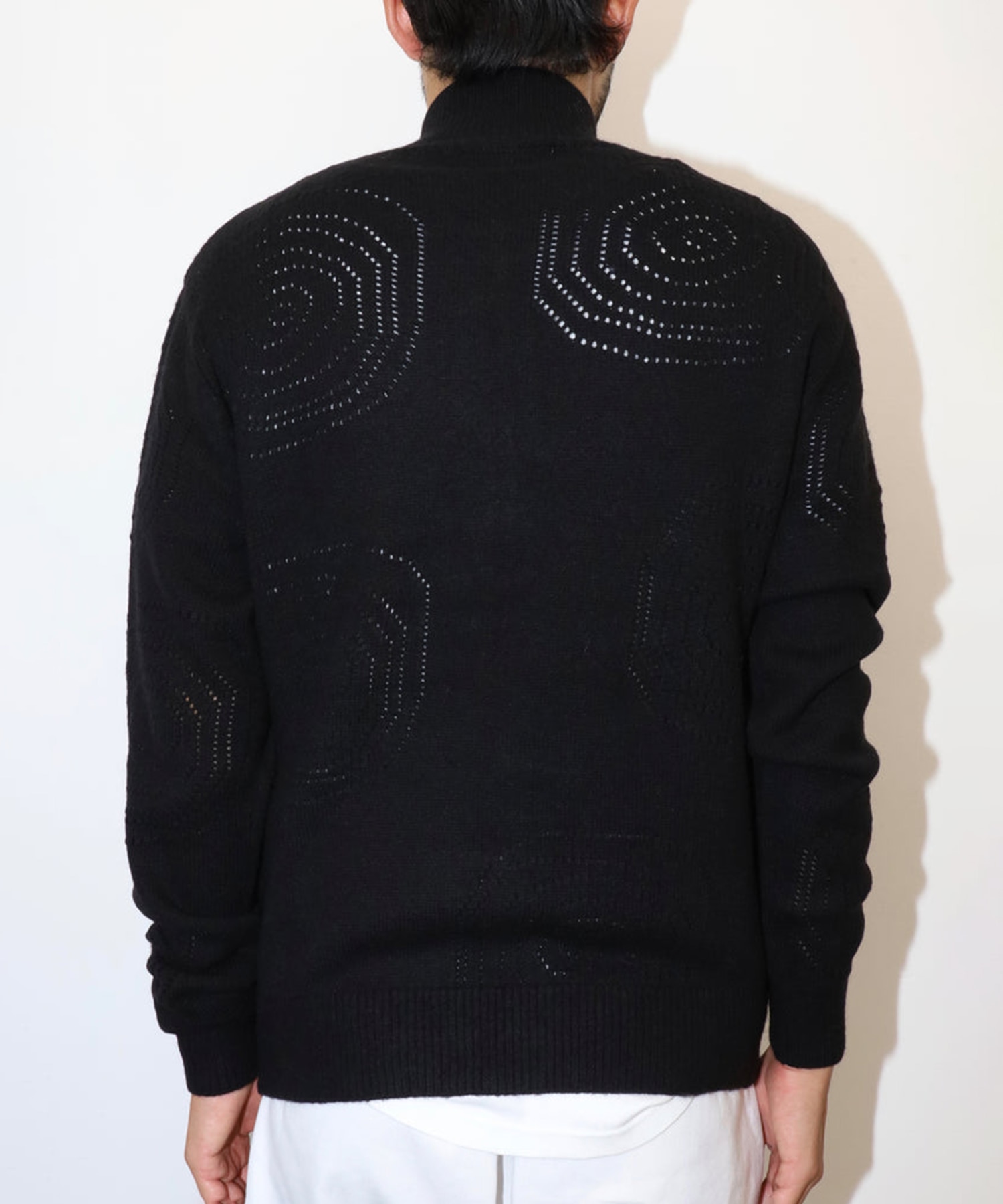 RIPPLES ZIP UP KNIT JieDa