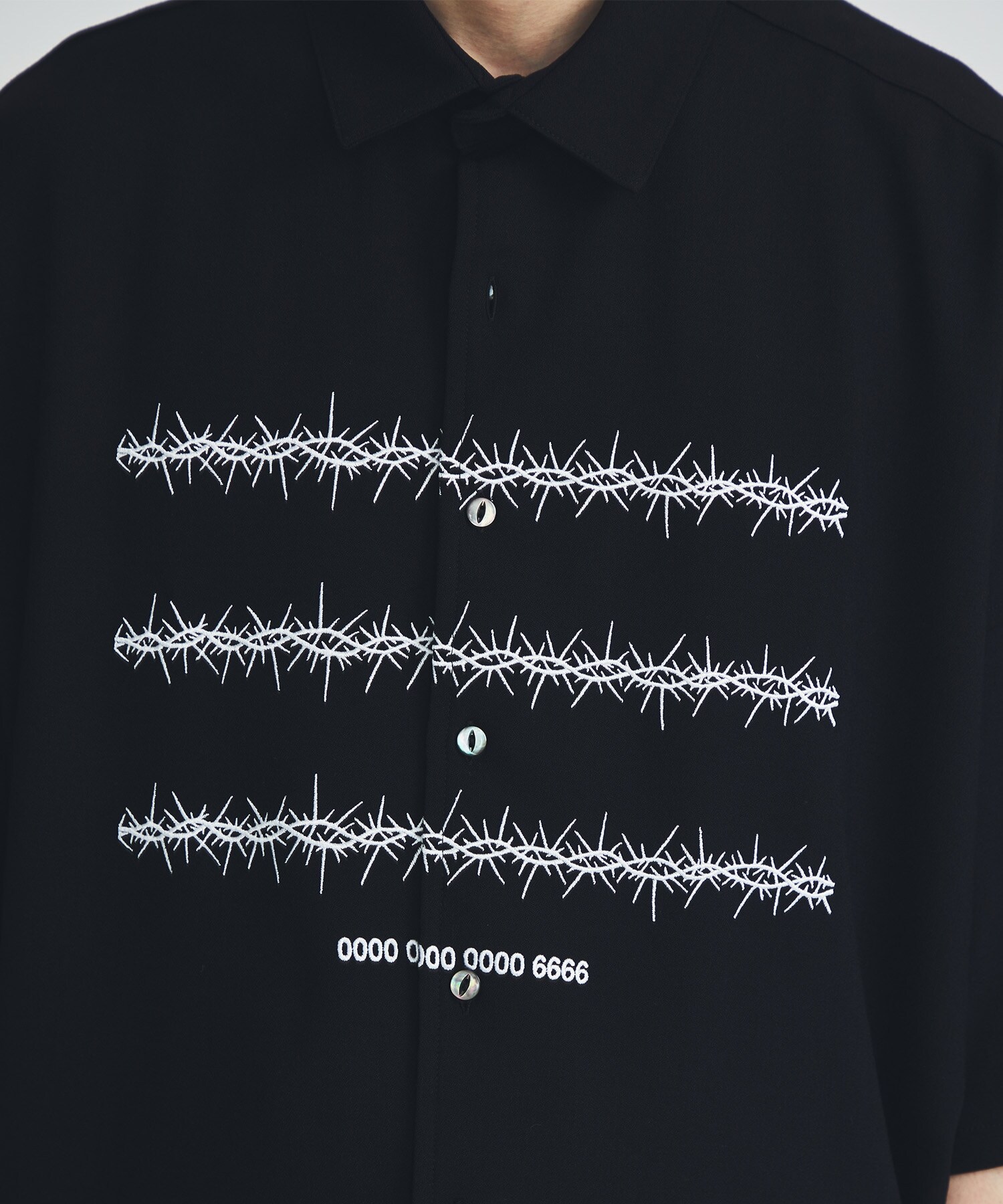 BARBED WIRE emb S/S SHIRTS SHAREEF