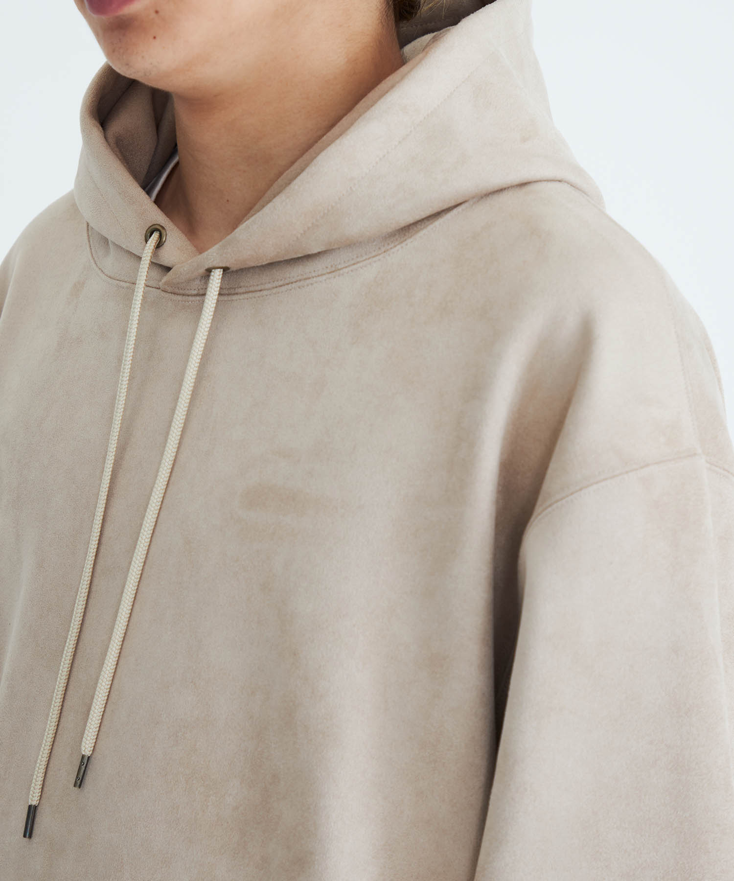 TECH KNIT SUEDE HOODIE｜Iroquois