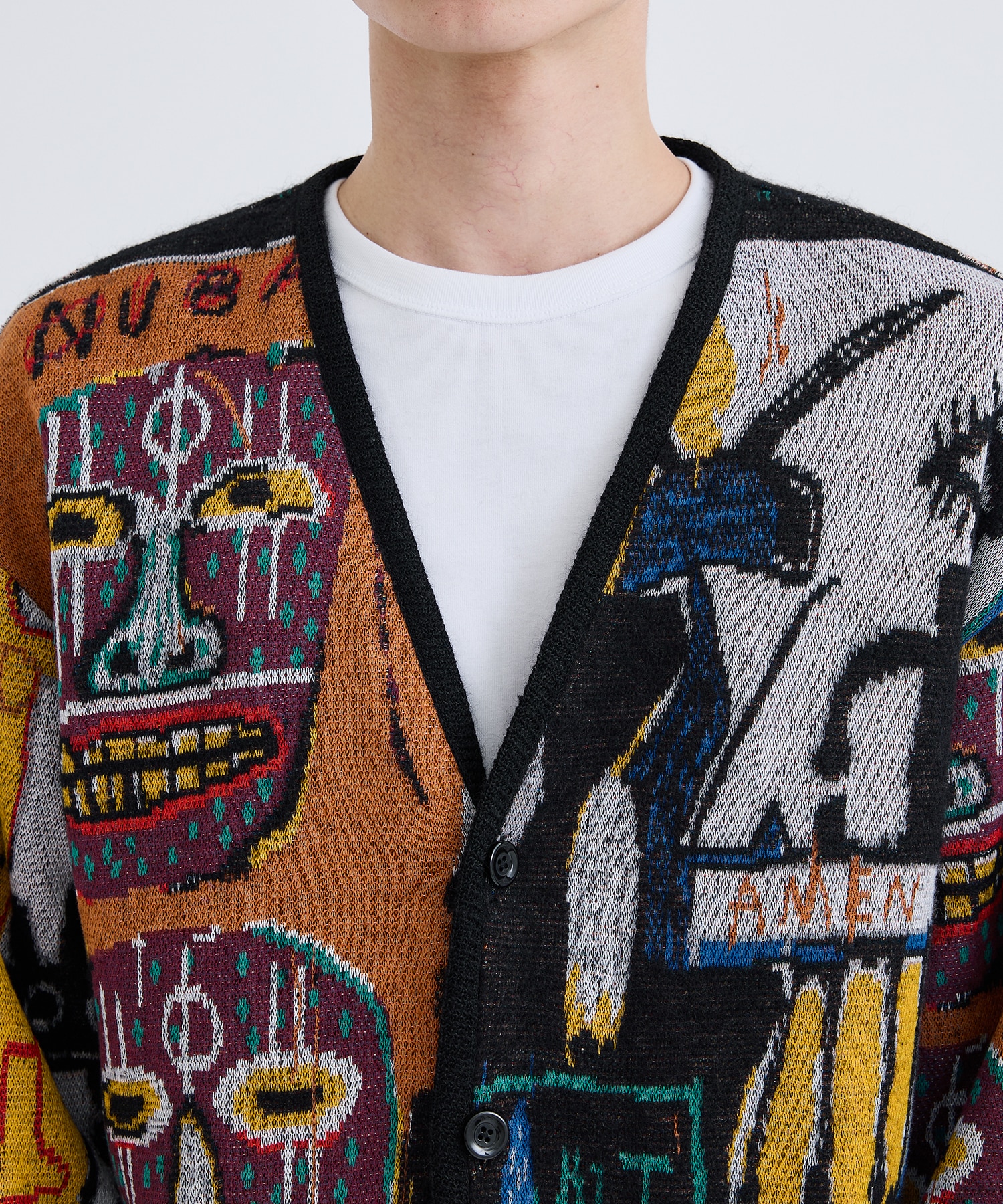 JEAN-MICHEL BASQUIAT / CARDIGAN ( TYPE-2 )｜WACKO MARIA