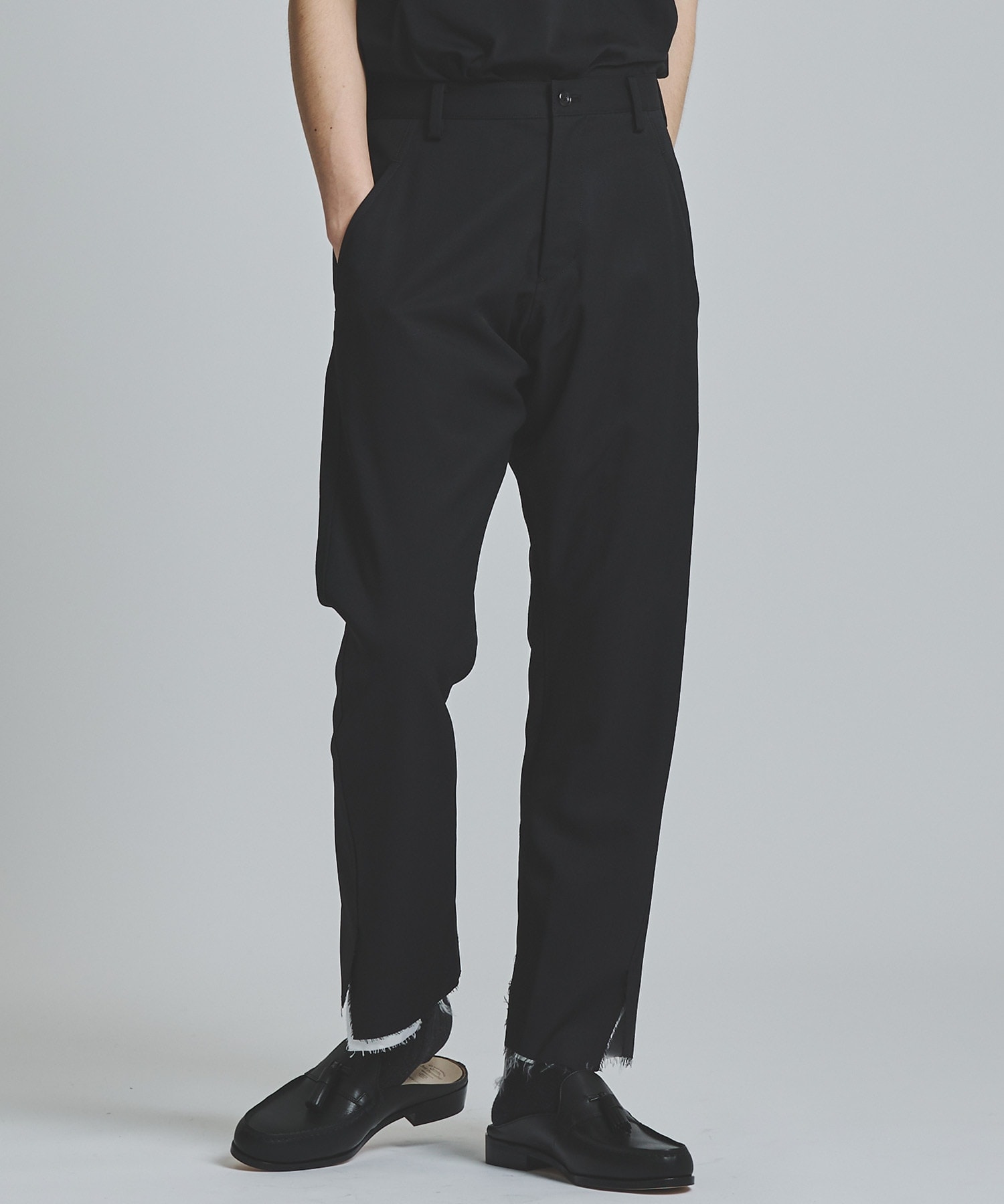 Classic slim pants(S BLACK): sulvam: MENS｜ STUDIOUS ONLINE公式通販サイト