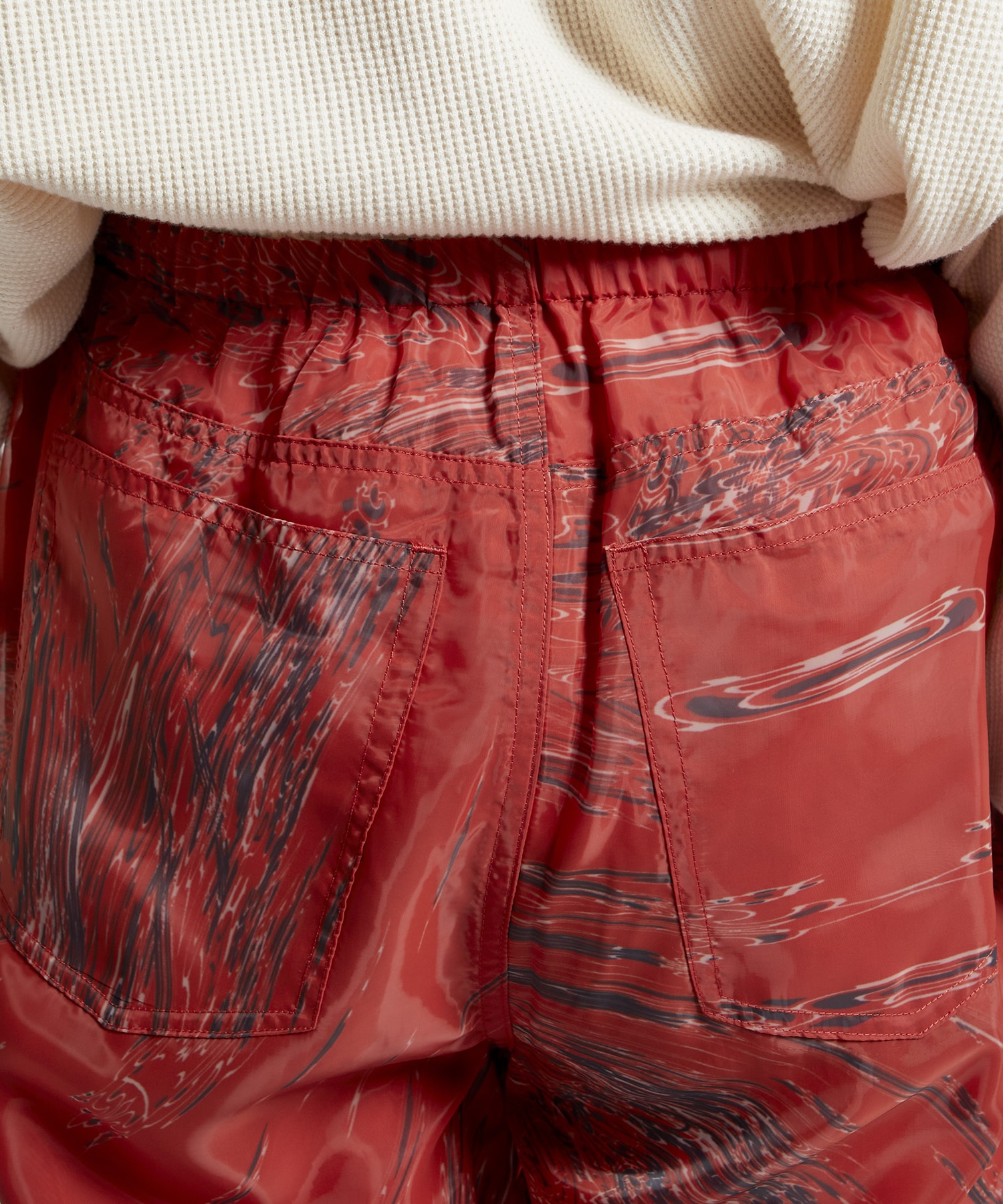 MARBLE BANDANA PAINTER PANTS｜MASU