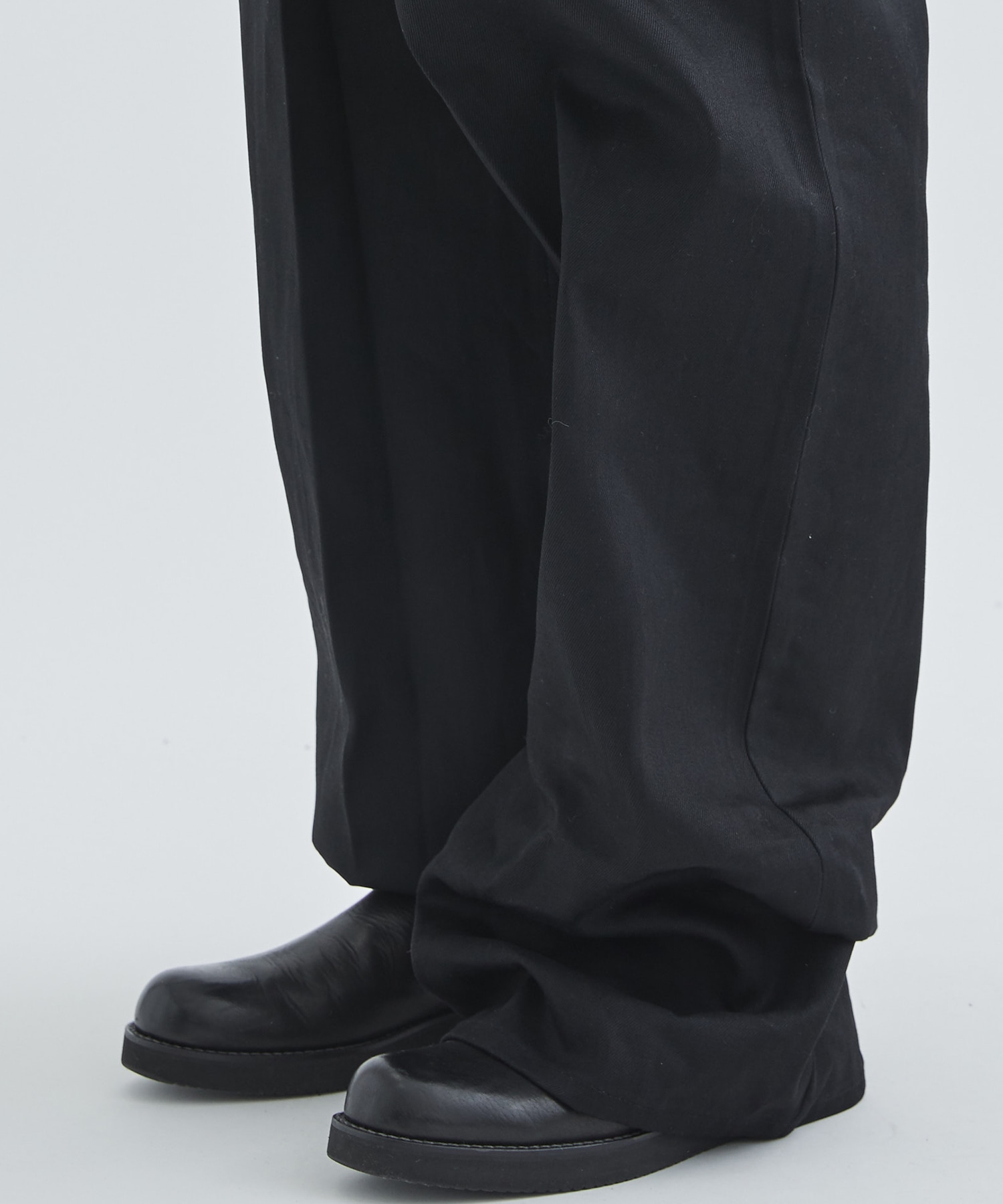 RIGID DENIM WIDE PANTS | JOHN LAWRENCE SULLIVAN