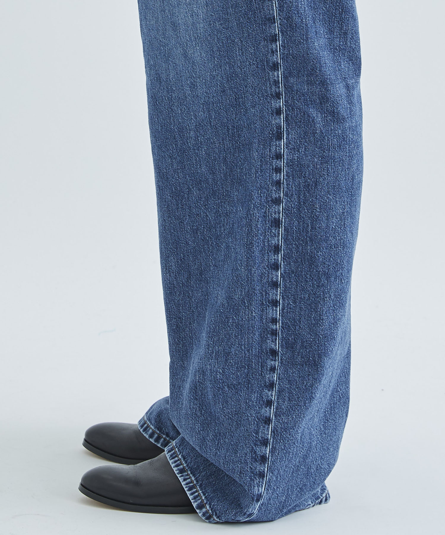 WASHED DENIM WIDE PANTS｜JOHN LAWRENCE SULLIVAN