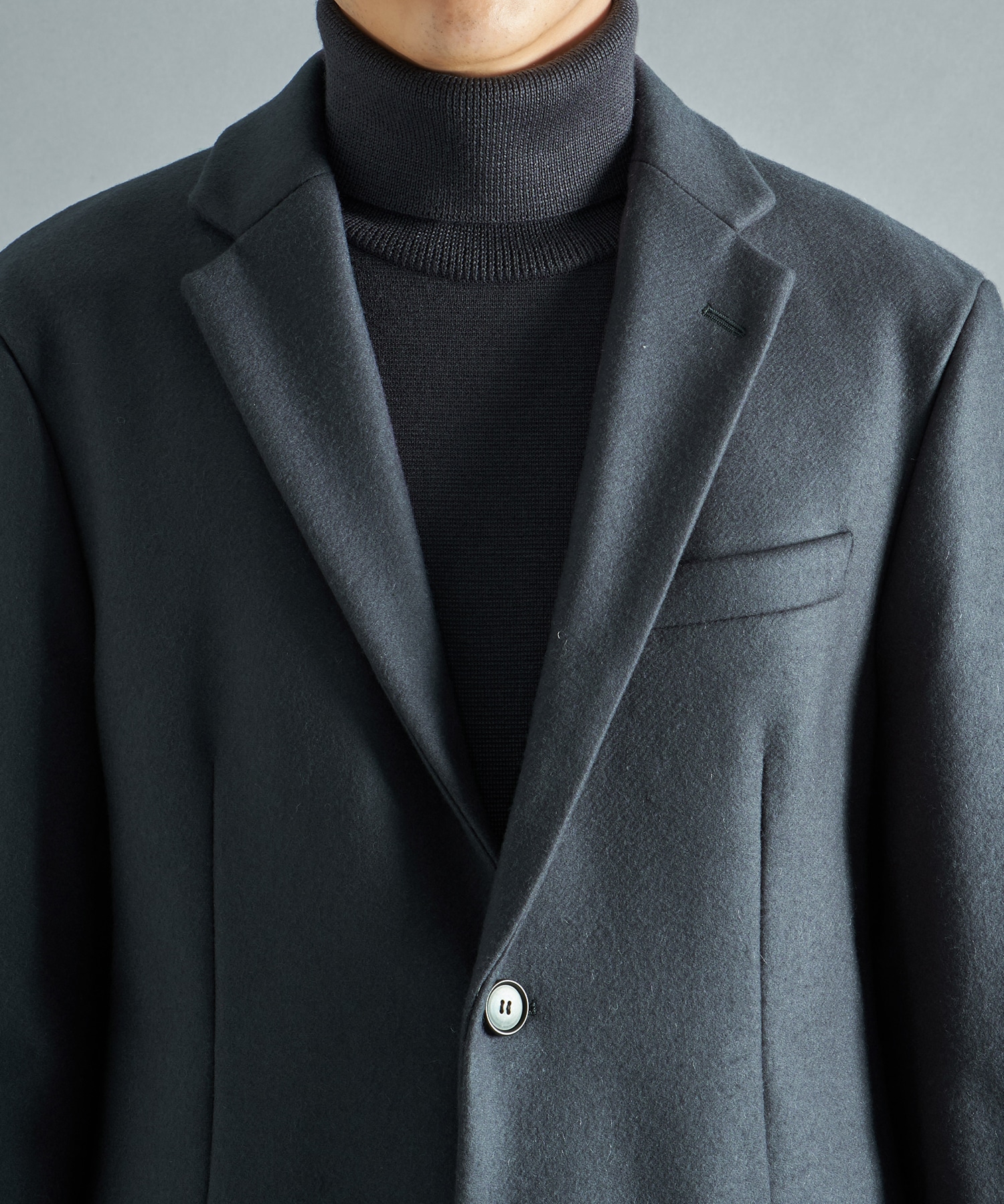 Cashmere wool チェスターコート | STUDIOUS