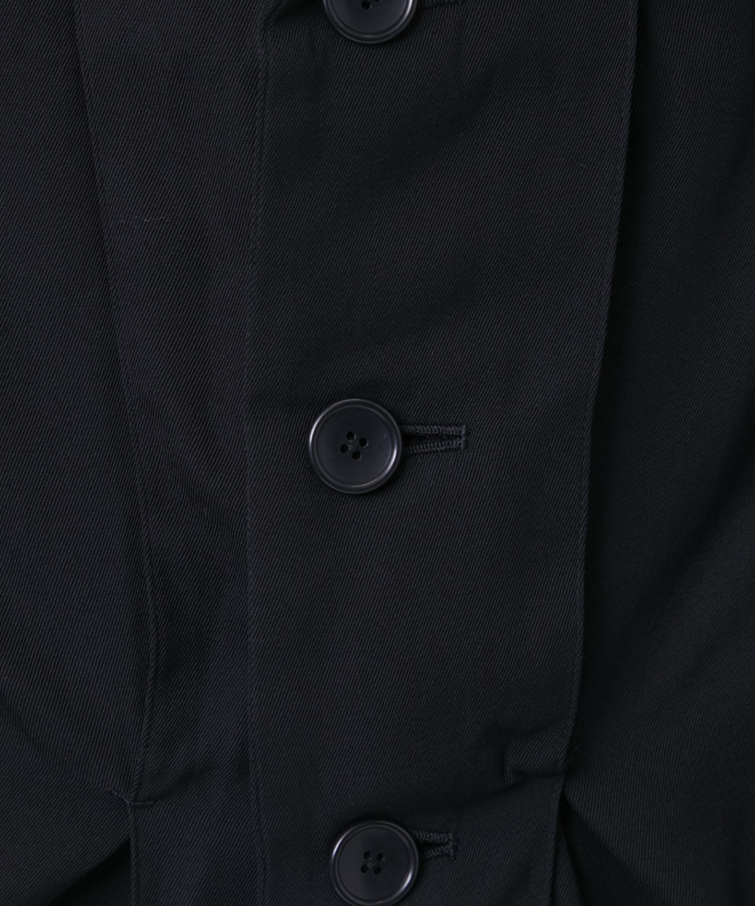 Pleat-detail single-breasted jacket KHOKI