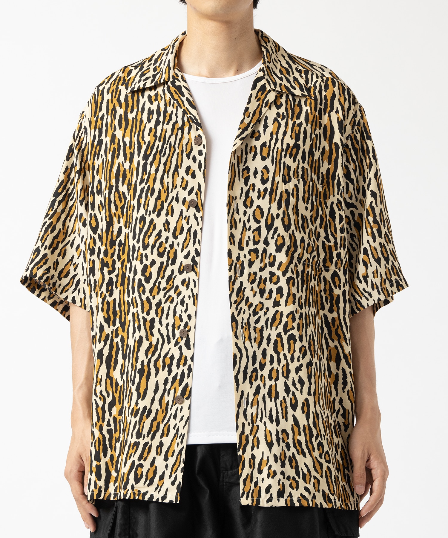 LEOPARD HAWAIIAN SHIRT S/S WACKO MARIA