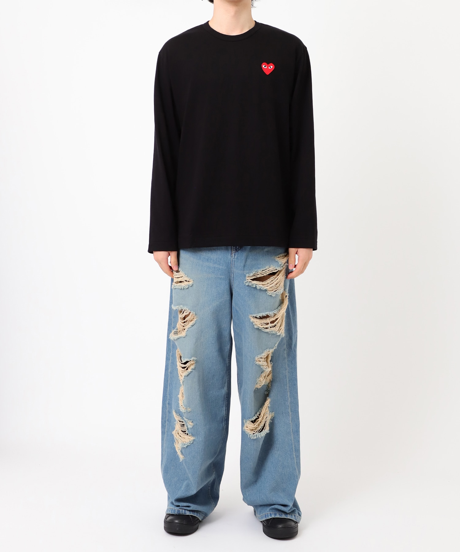 AX-T118-051 Unisex Long Sleeve T-Shirt PLAY COMME des GARCONS