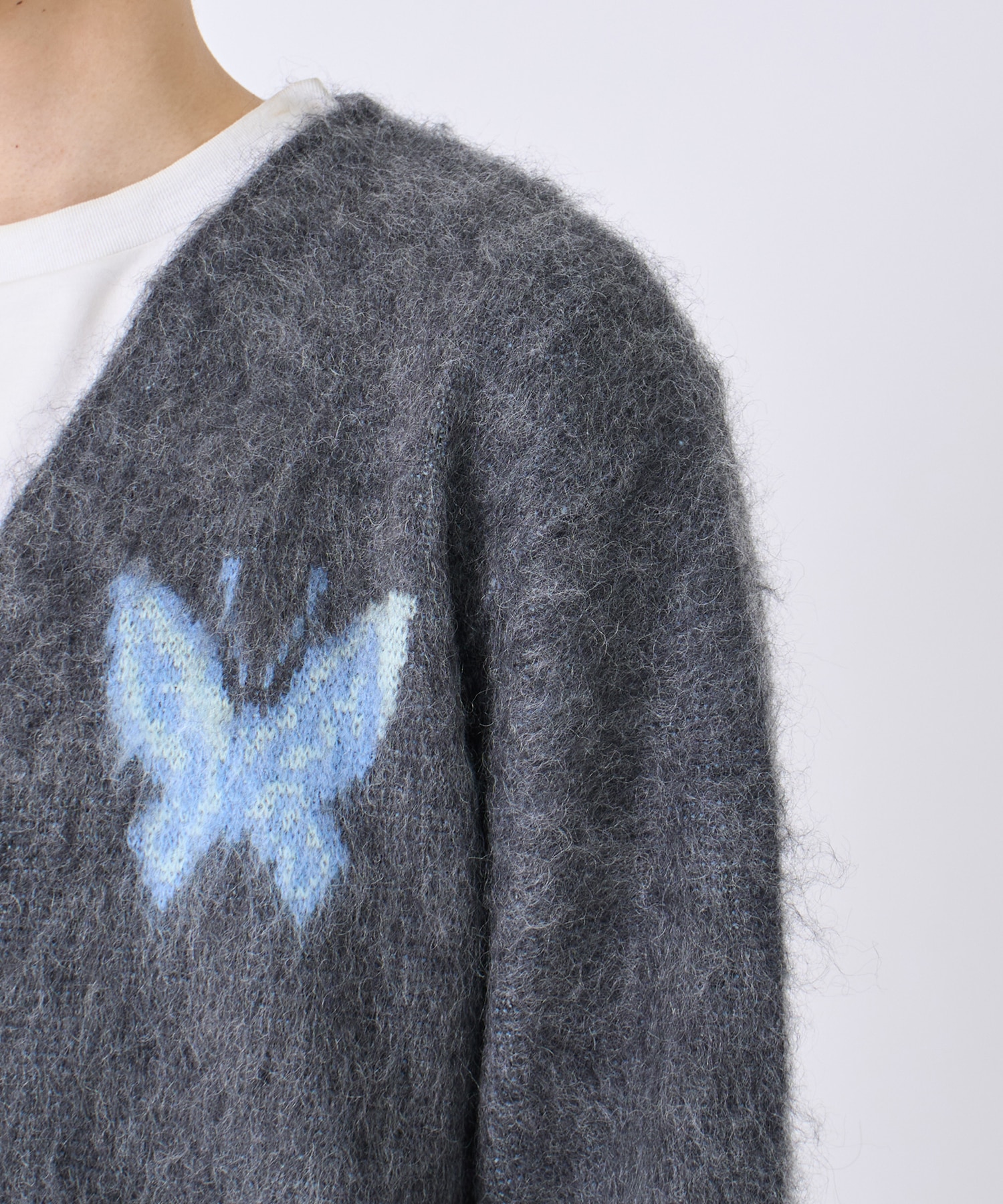 〈別注〉 Mohair Cardigan - Papillon1 NEEDLES