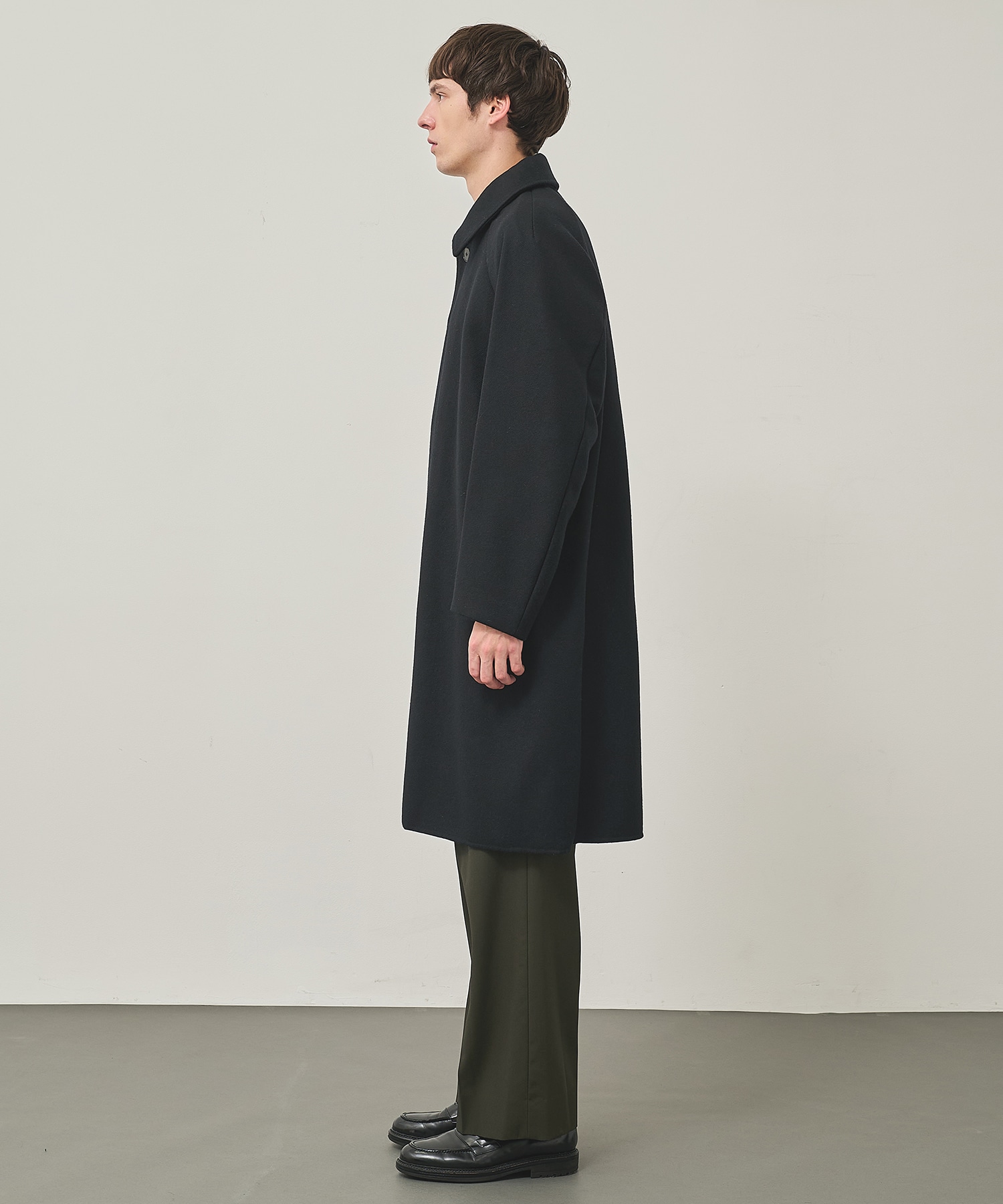 RIVER MELTON BAL COLLAR COAT STUDIOUS