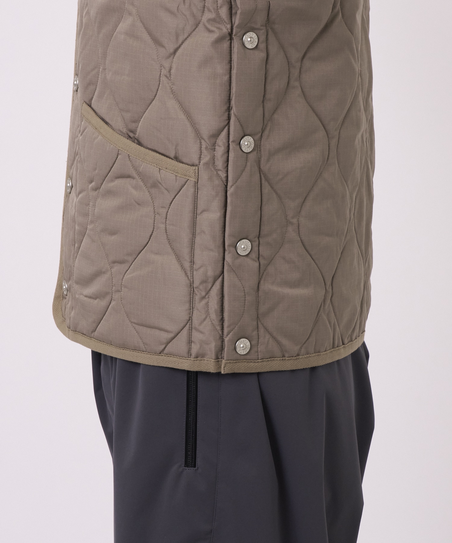 MILITARY CREW NECK DOWN JKT TAION/TAION EXTRA