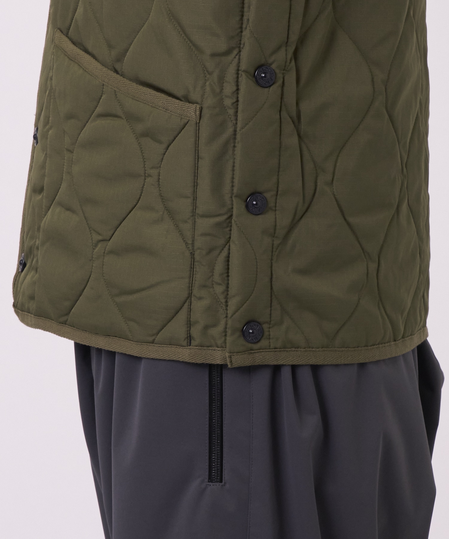 MILITARY CREW NECK DOWN JKT TAION/TAION EXTRA