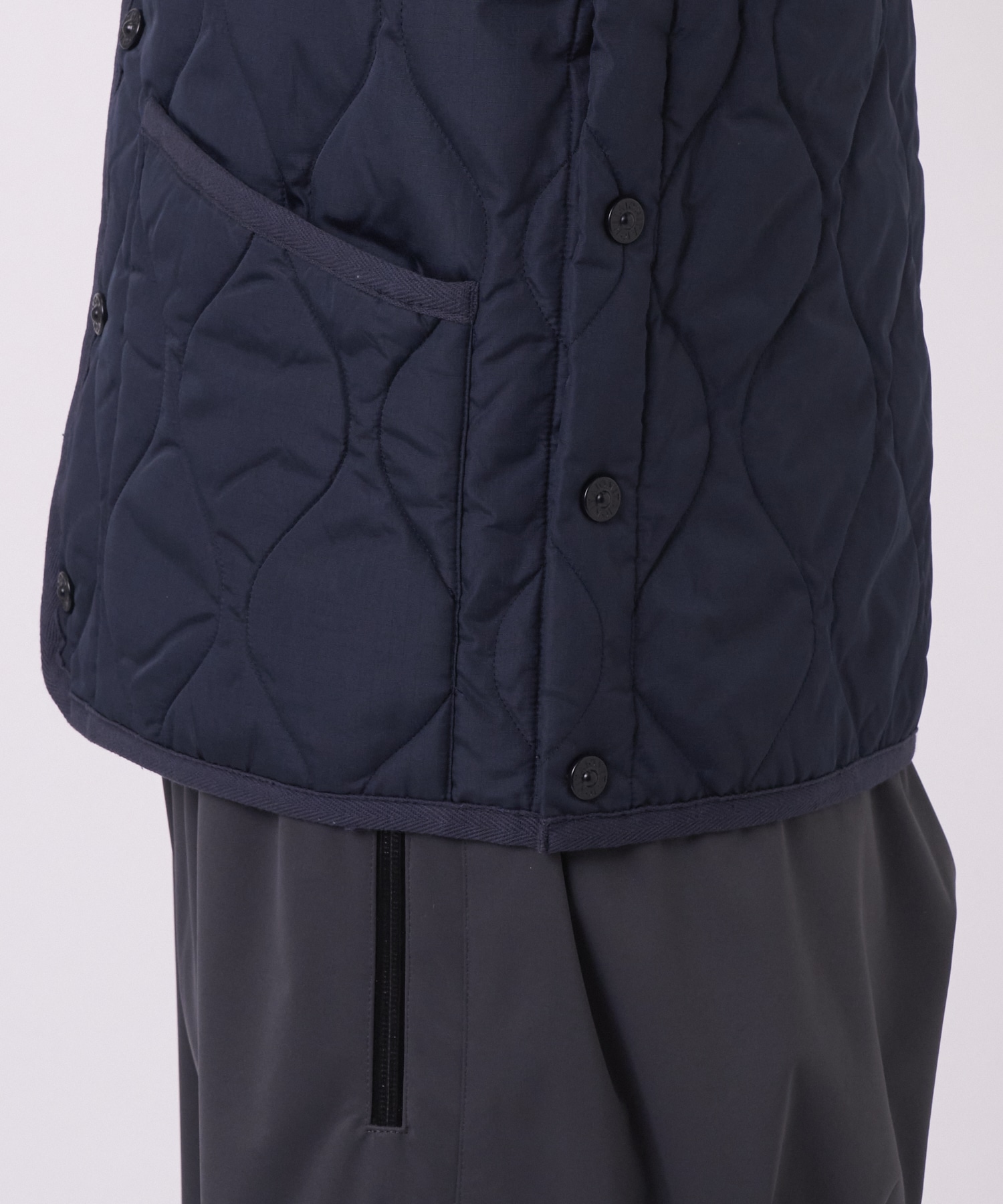 MILITARY CREW NECK DOWN JKT TAION/TAION EXTRA