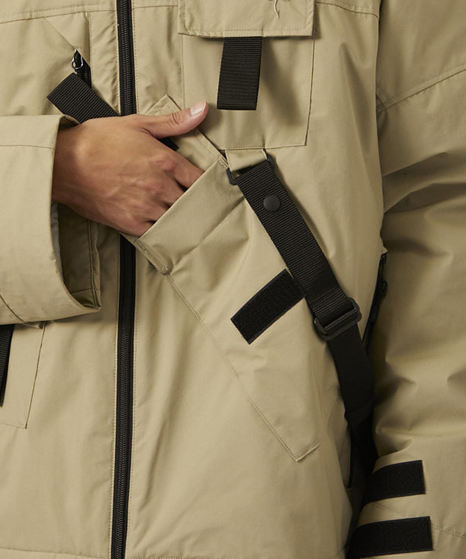 GORETEX PRODUCT 3L S.R.G.SHELL BEIGE D-VEC