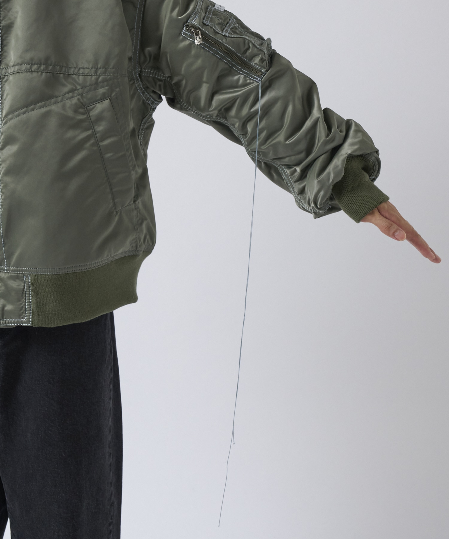 HEAVY STITCH MA-1 JACKET FACETASM