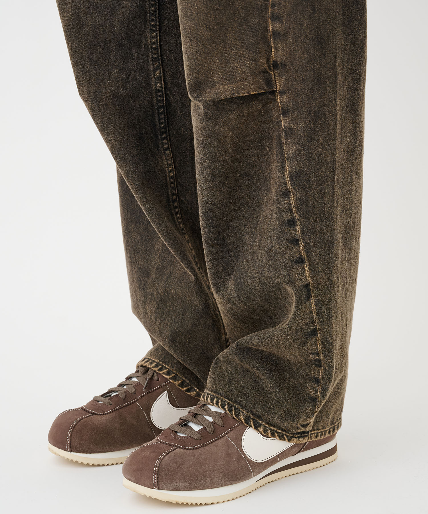 DRAPE OVER DENIM PANTS JieDa