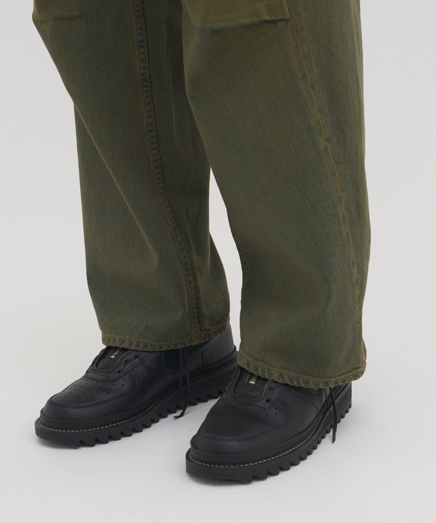 DRAPE OVER DENIM PANTS JieDa