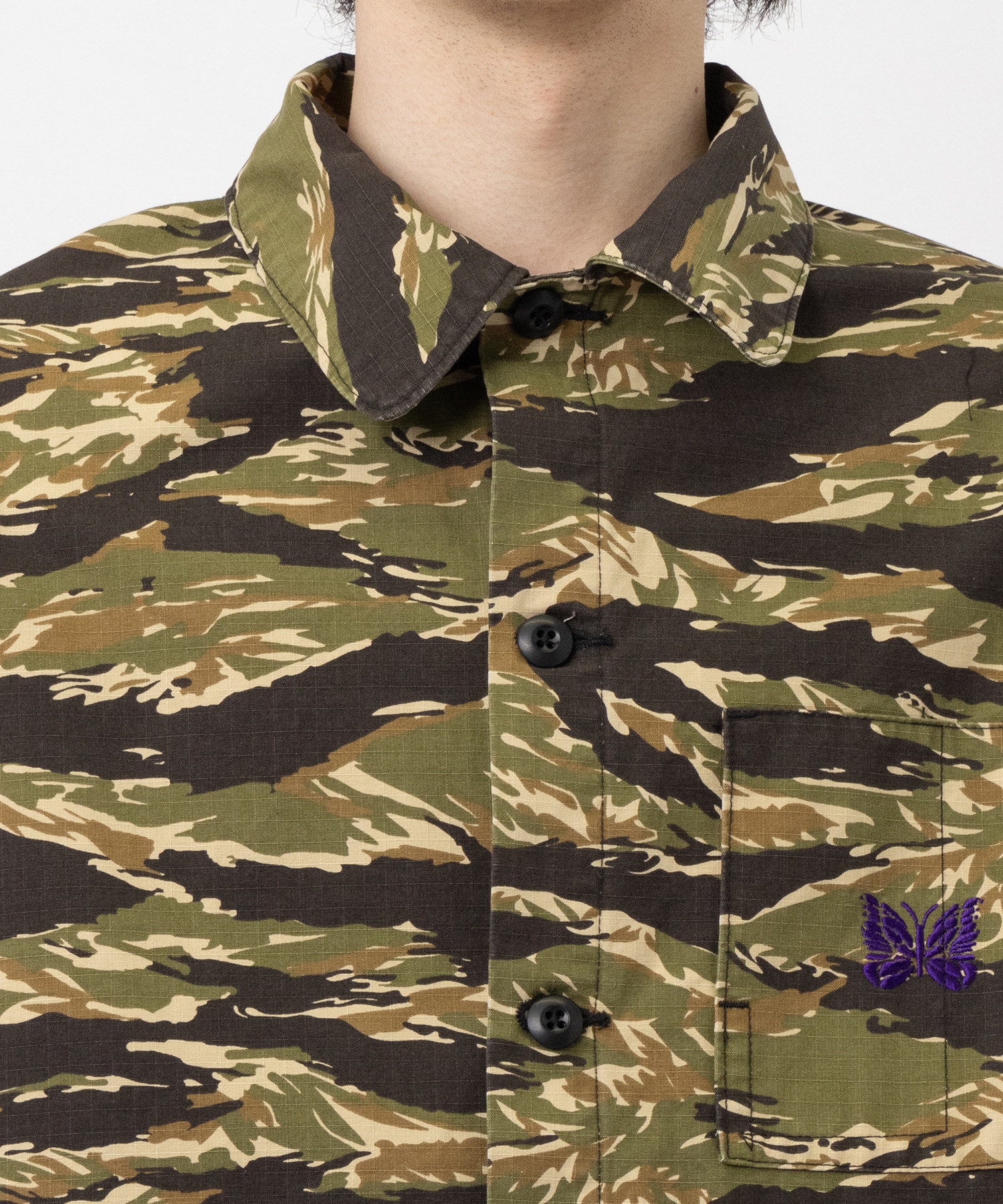 D.N. Coverall - Cotton Ripstop/Camo NEEDLES