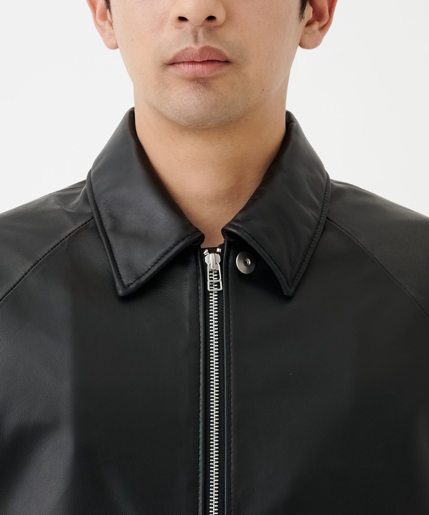 LAMB LEATHER BLOUSON			 STUDIOUS