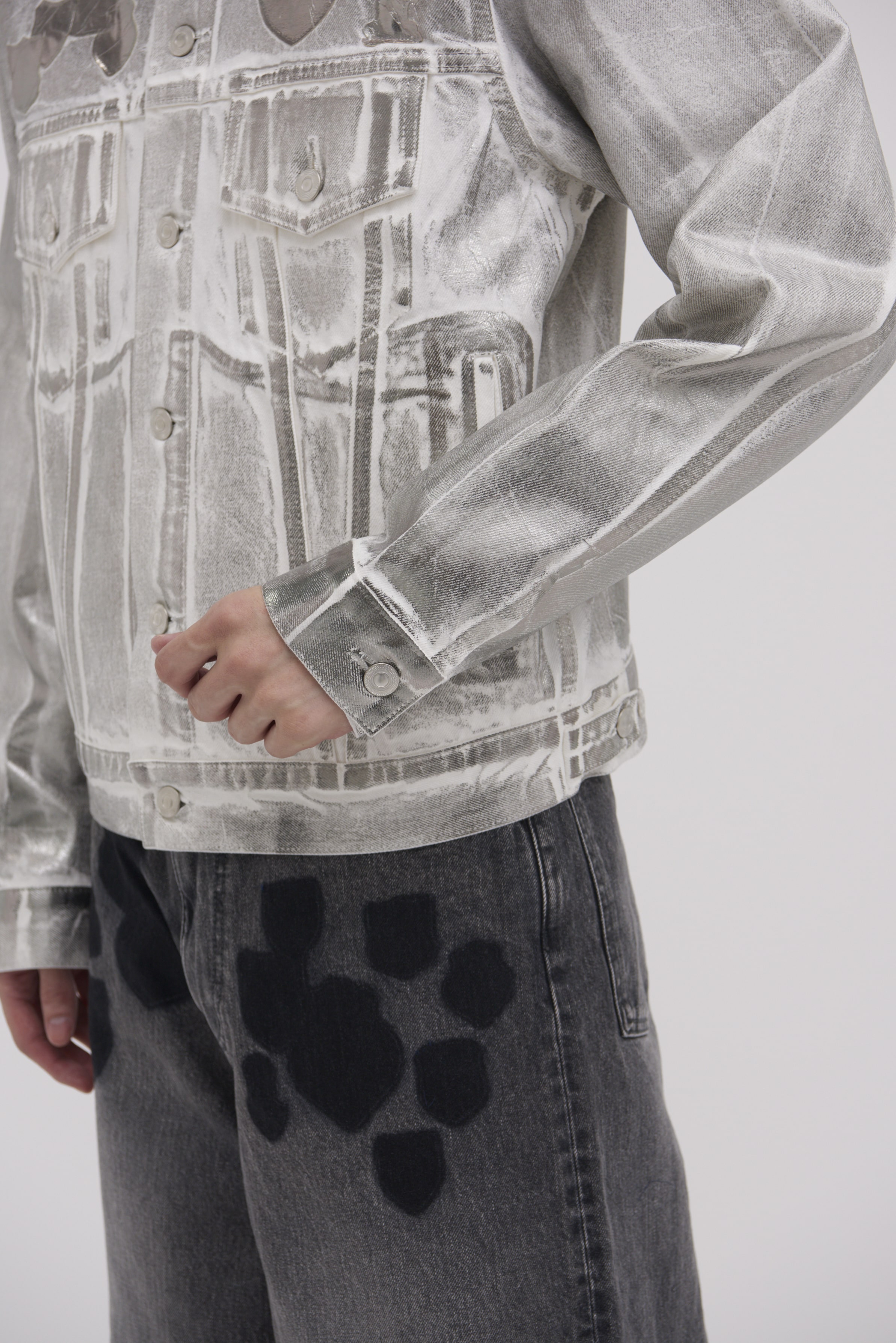 MASU BOYS EMBLEM DENIM JACKET MASU