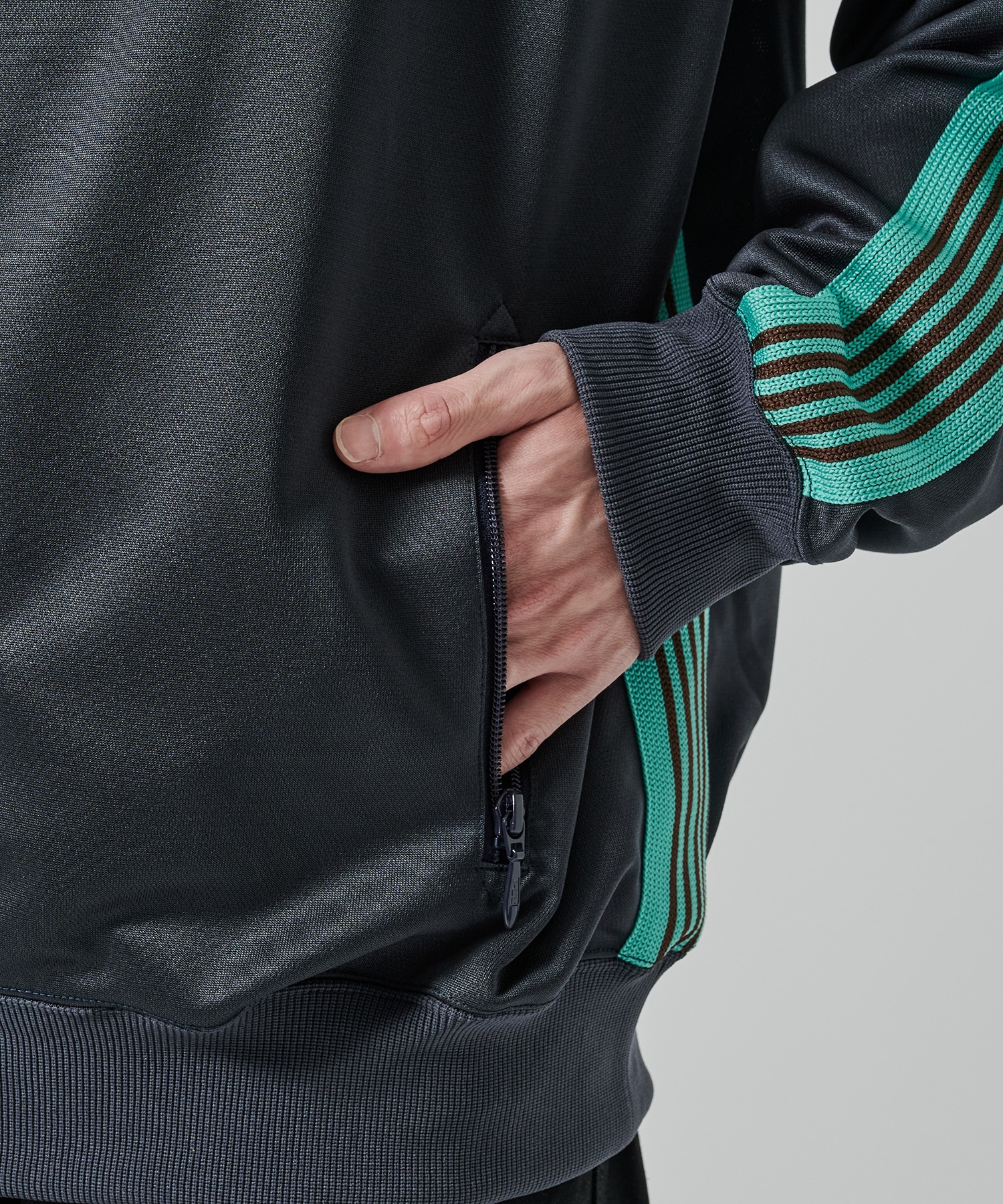 〈別注〉Track Jacket - Poly Smooth NEEDLES